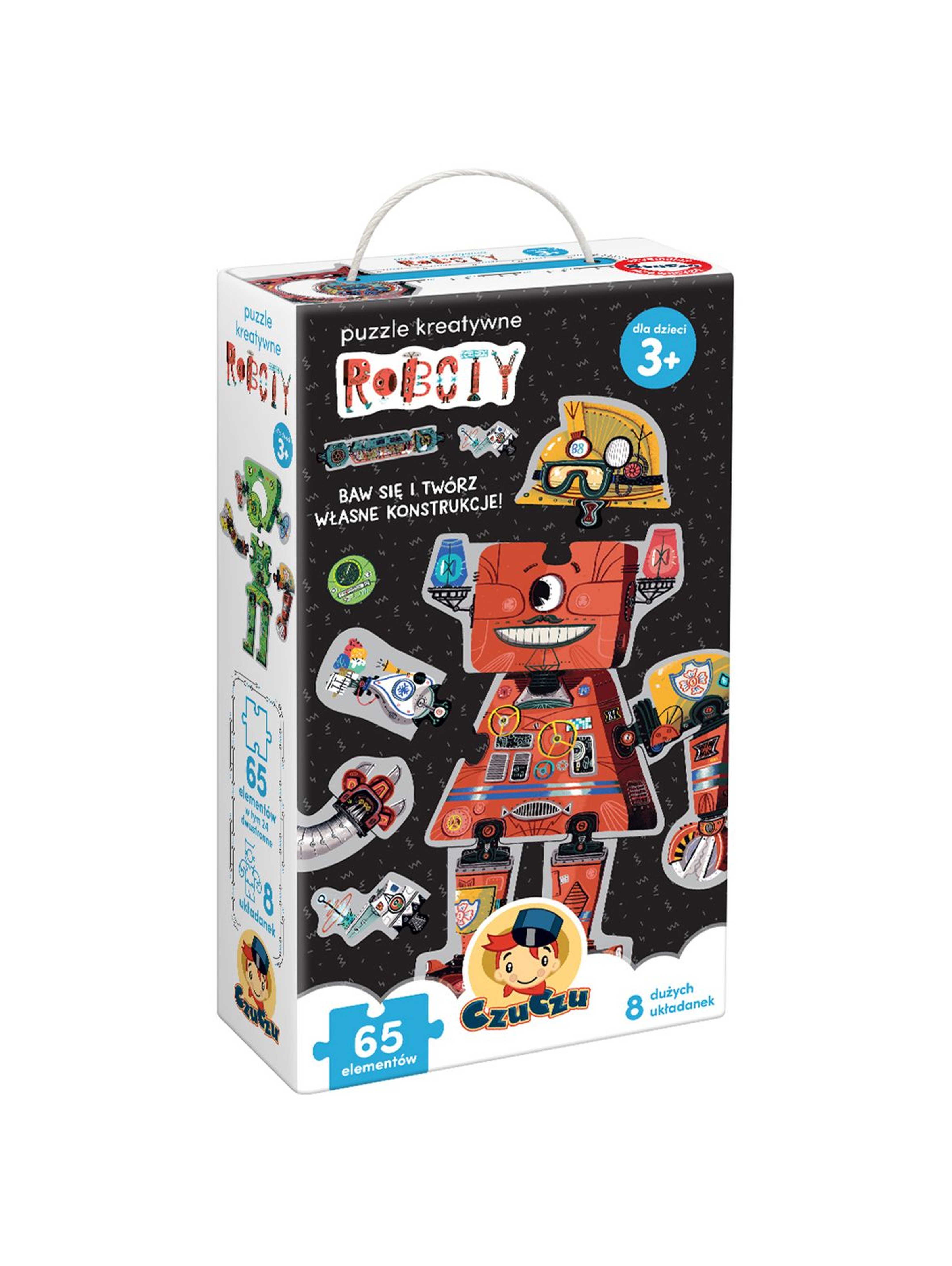 Puzzle CzuCzu 65 Kreatywne Roboty wiek 3+