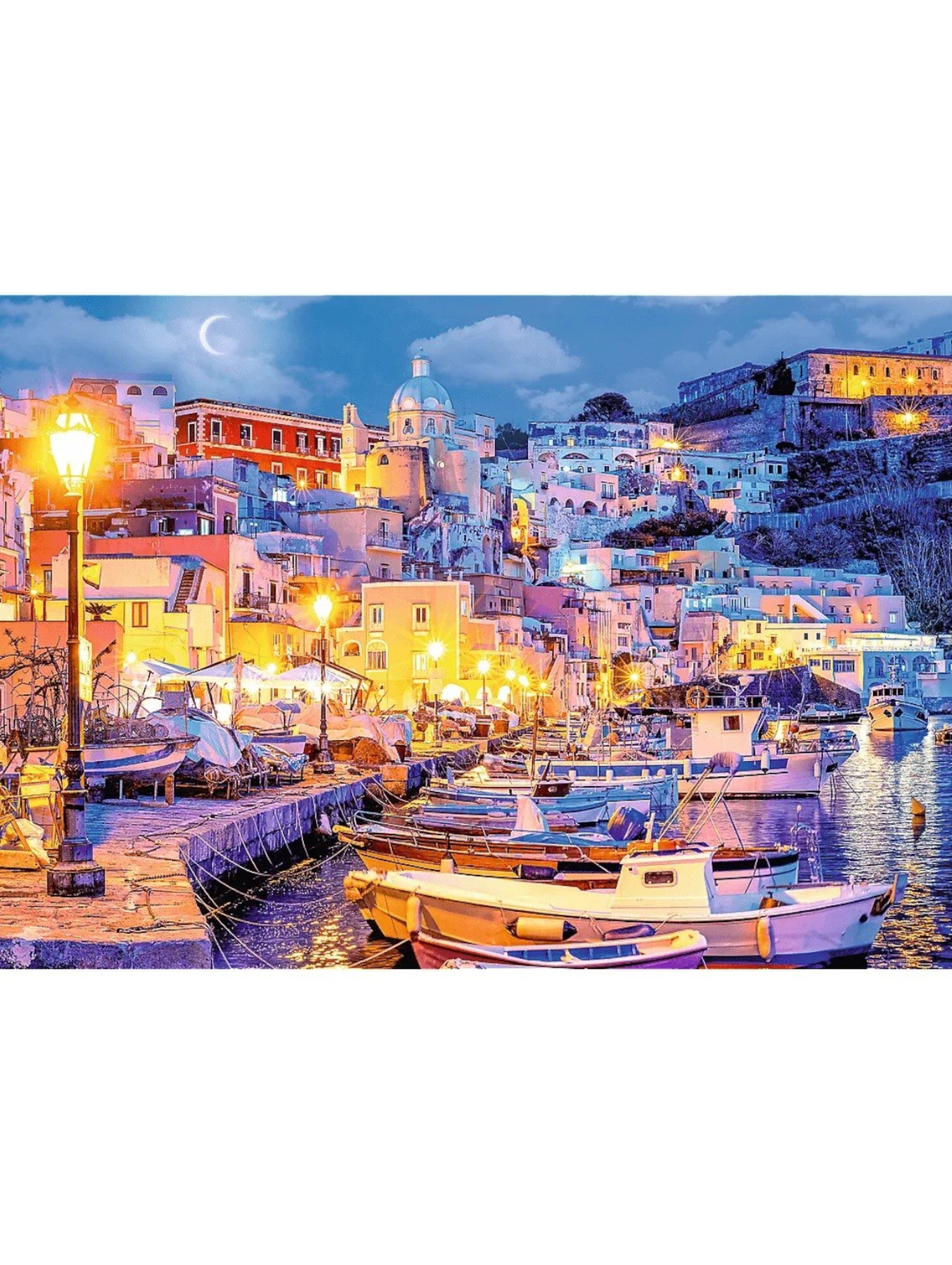 Puzzle 1000 elementów Wyspa Procida nocą Włochy