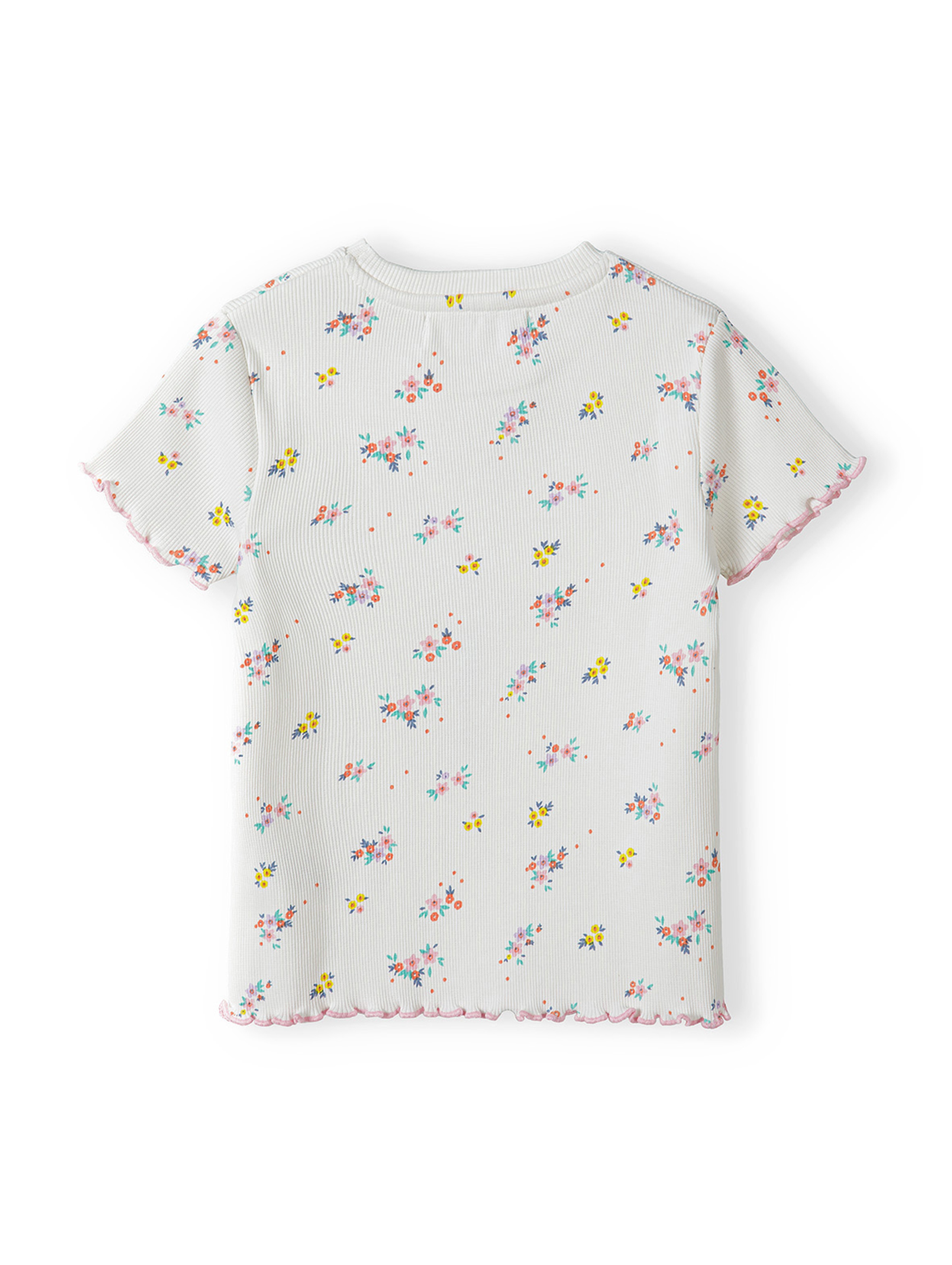 Prążkowana bluzka dla niemowlaka- ecru