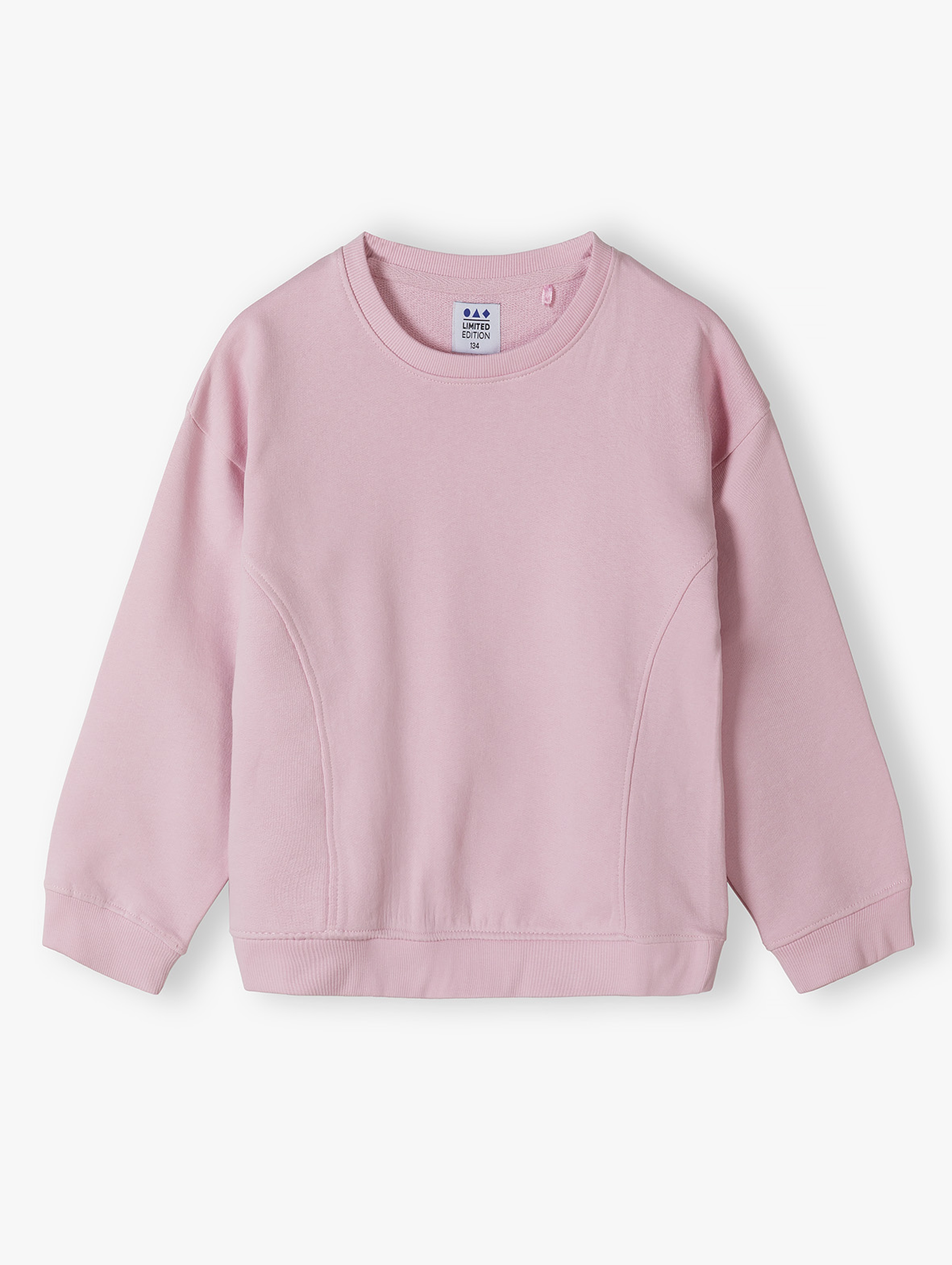 Nierozpinana bluza dresowa oversize - różowa - Limited Edition