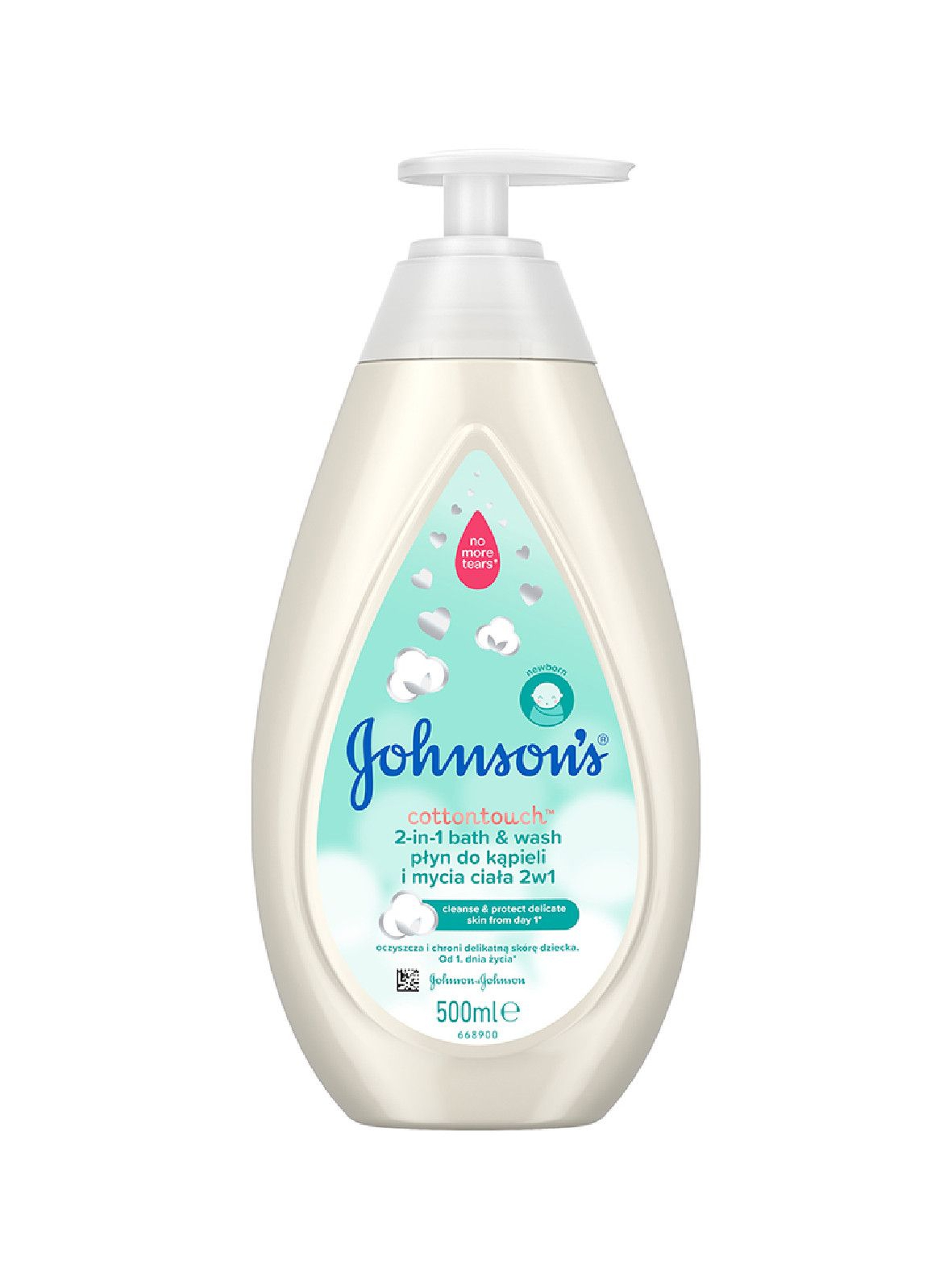 Johnson's Cotton Touch płyn do kąpieli - 500 ml