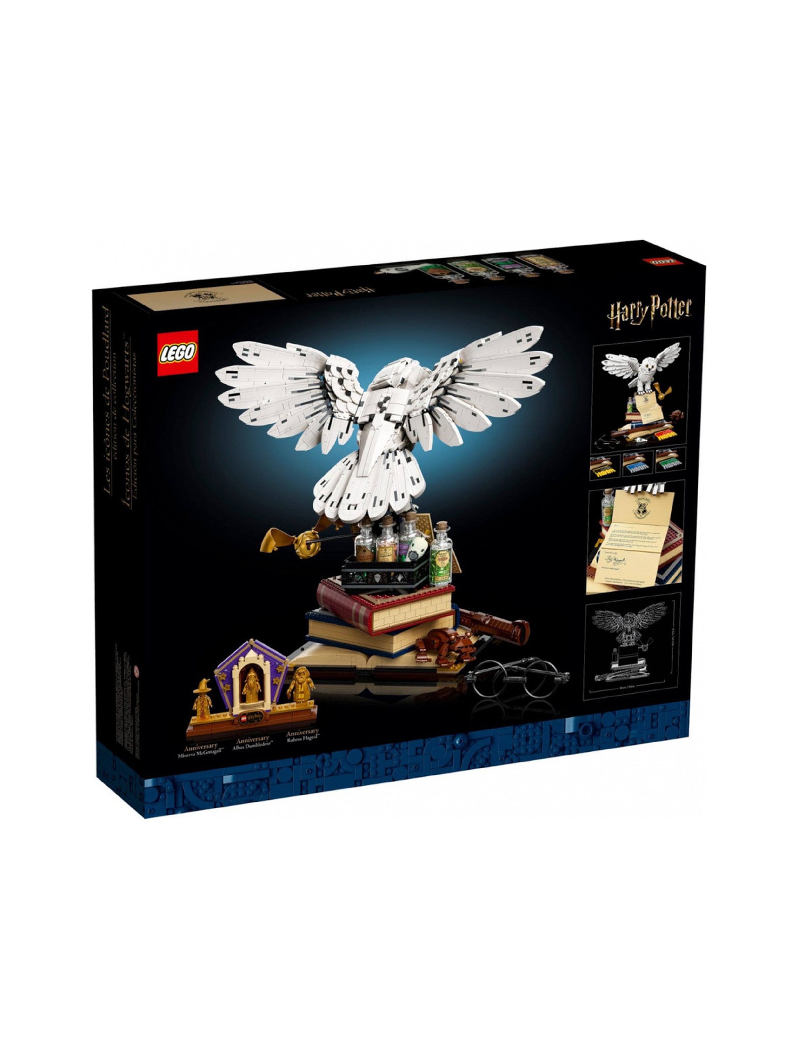 Klocki LEGO Harry Potter 76391 Ikony Hogwartu - Hedwiga  (edycja kolekcjonerska) - 3010 elementów, wiek 18 +