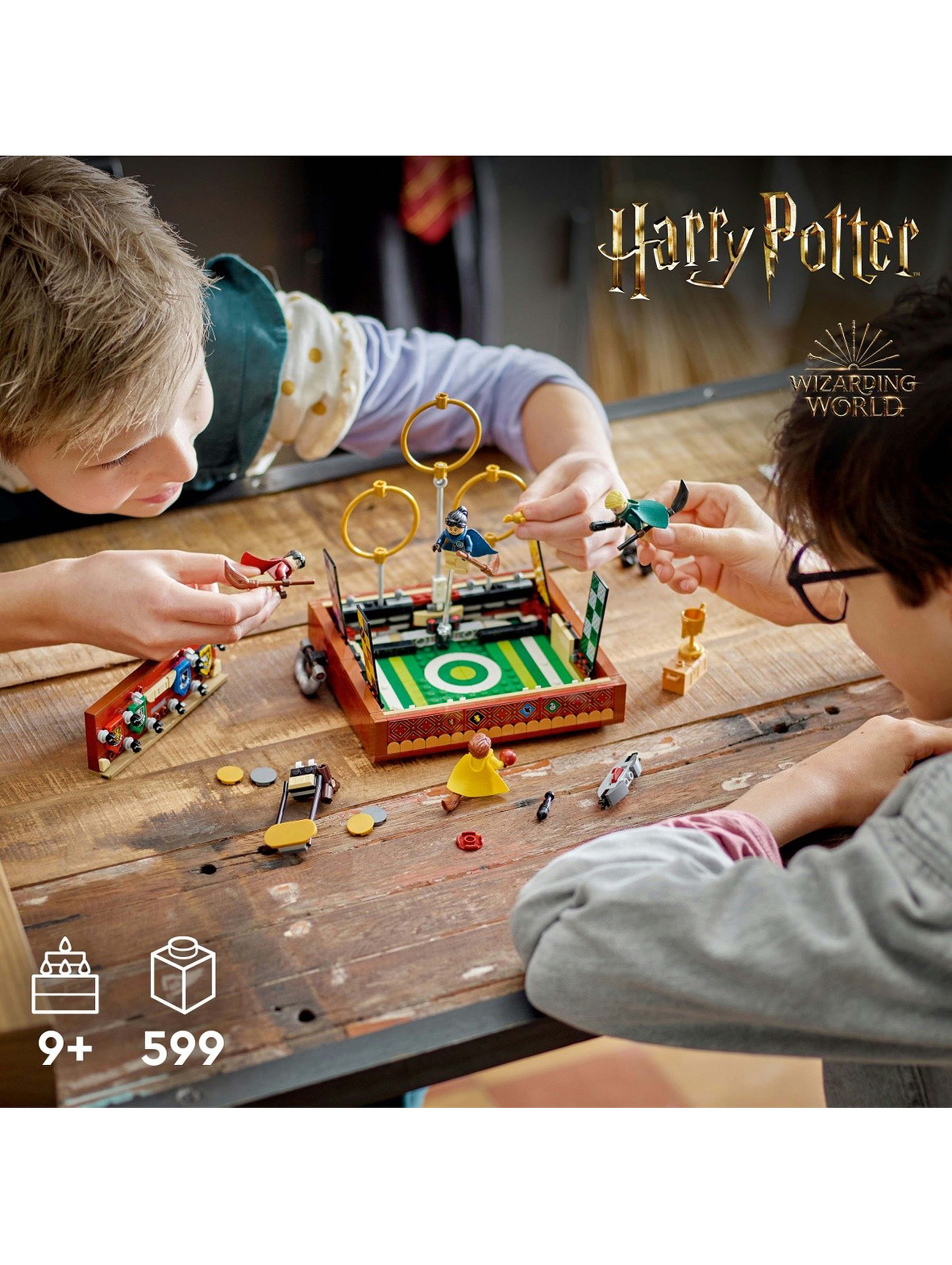 Klocki LEGO Harry Potter 76416 Quidditch-kufer - 599 elementów, wiek 9 +
