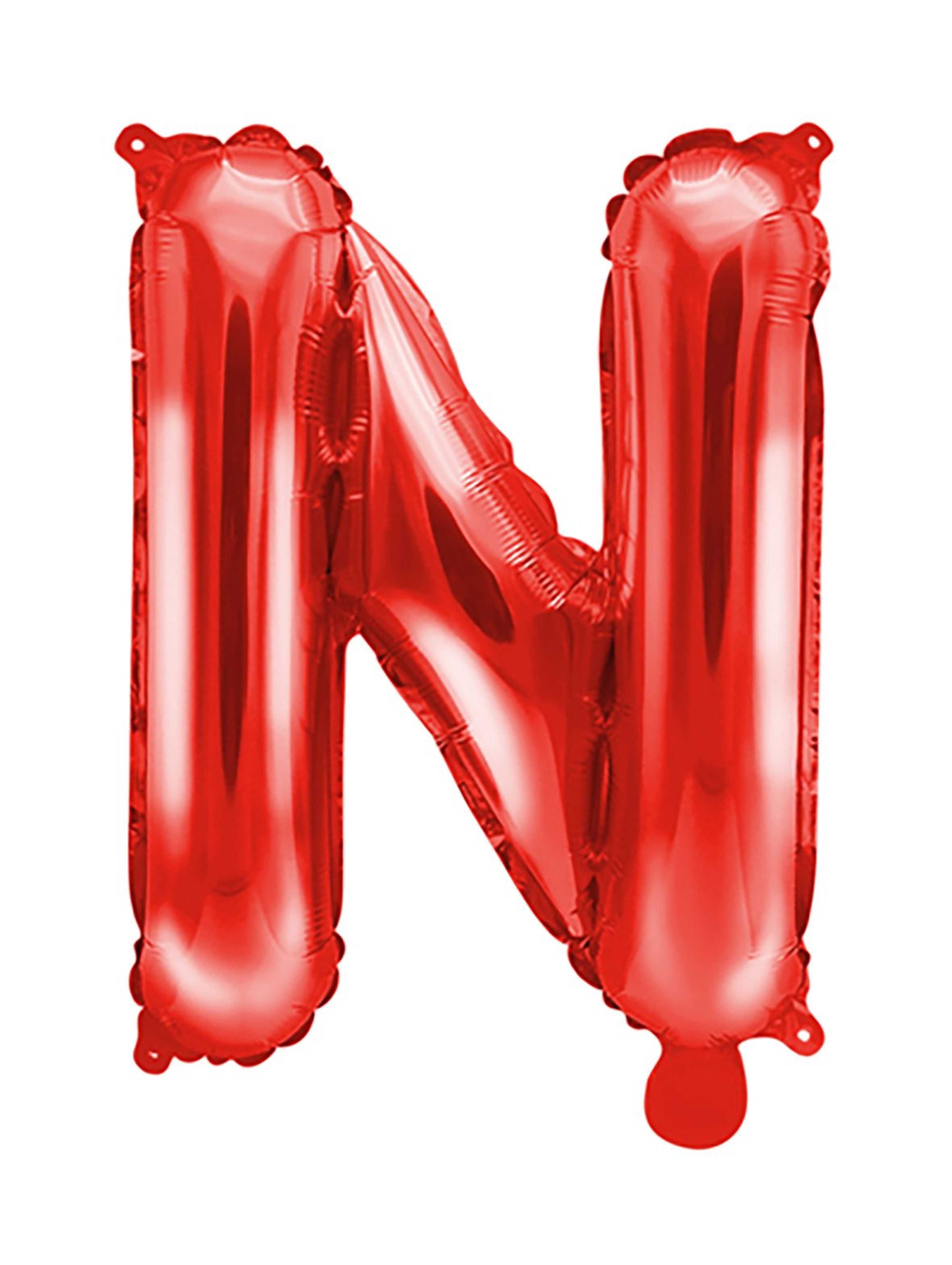 Balon foliowy Litera ''N'' 35cm - czerwony