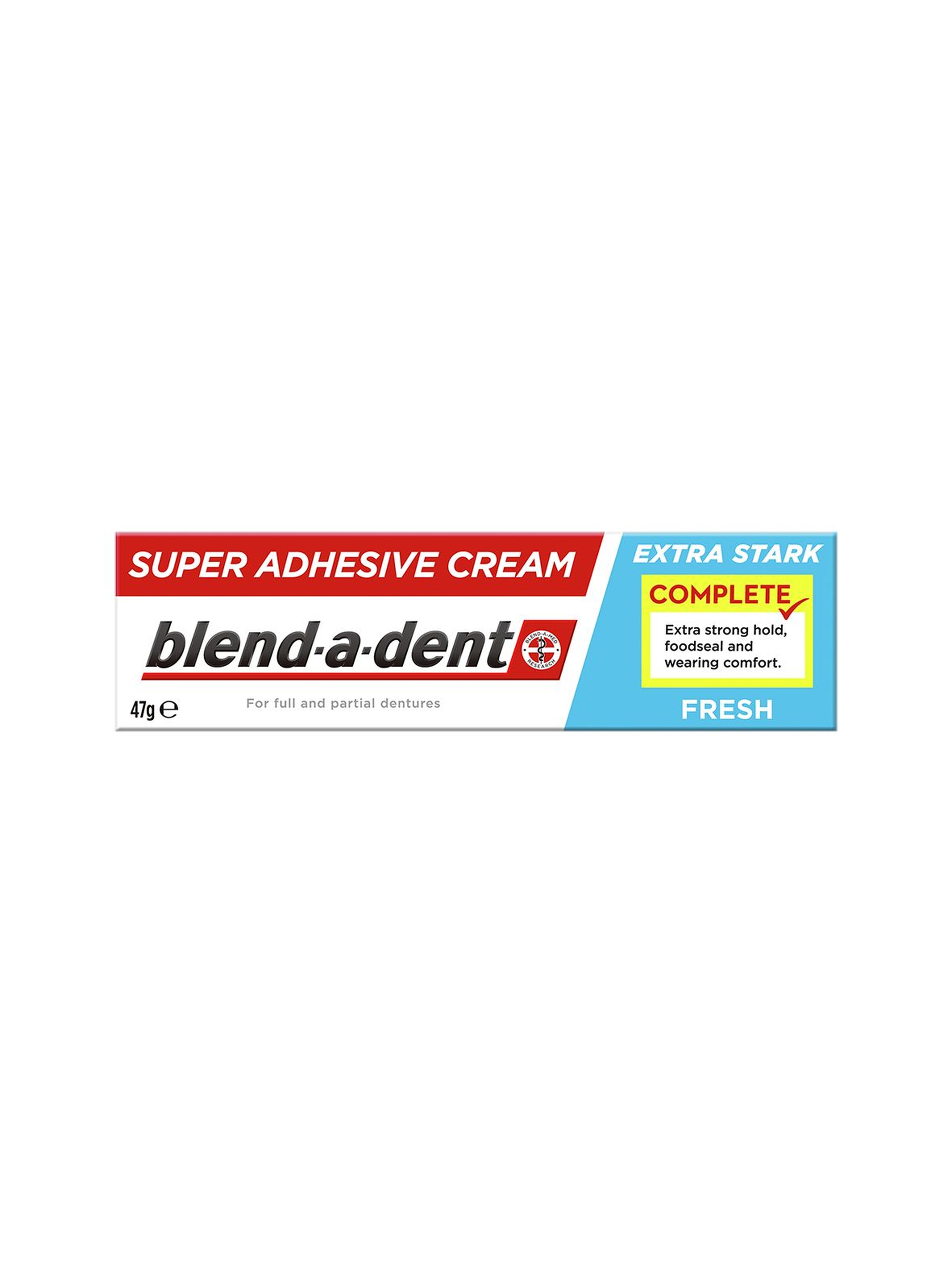 Blend-a-dent Complete Fresh Super Adhesive Klej do protez, świeży miętowy smak 47 g
