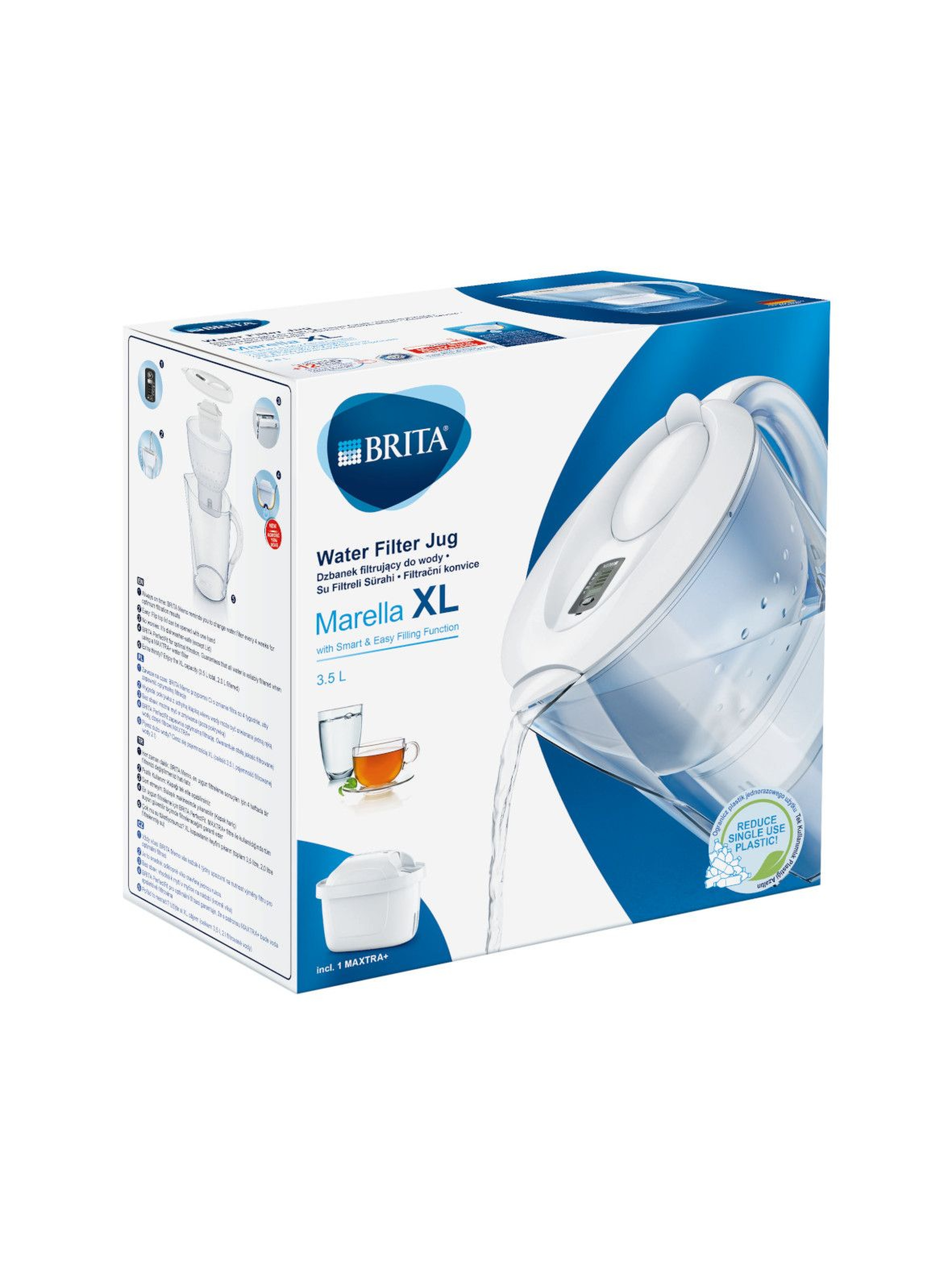 Dzbanek z filtrem Brita Marella XL 3,5 L + filtr MX+ Pure
