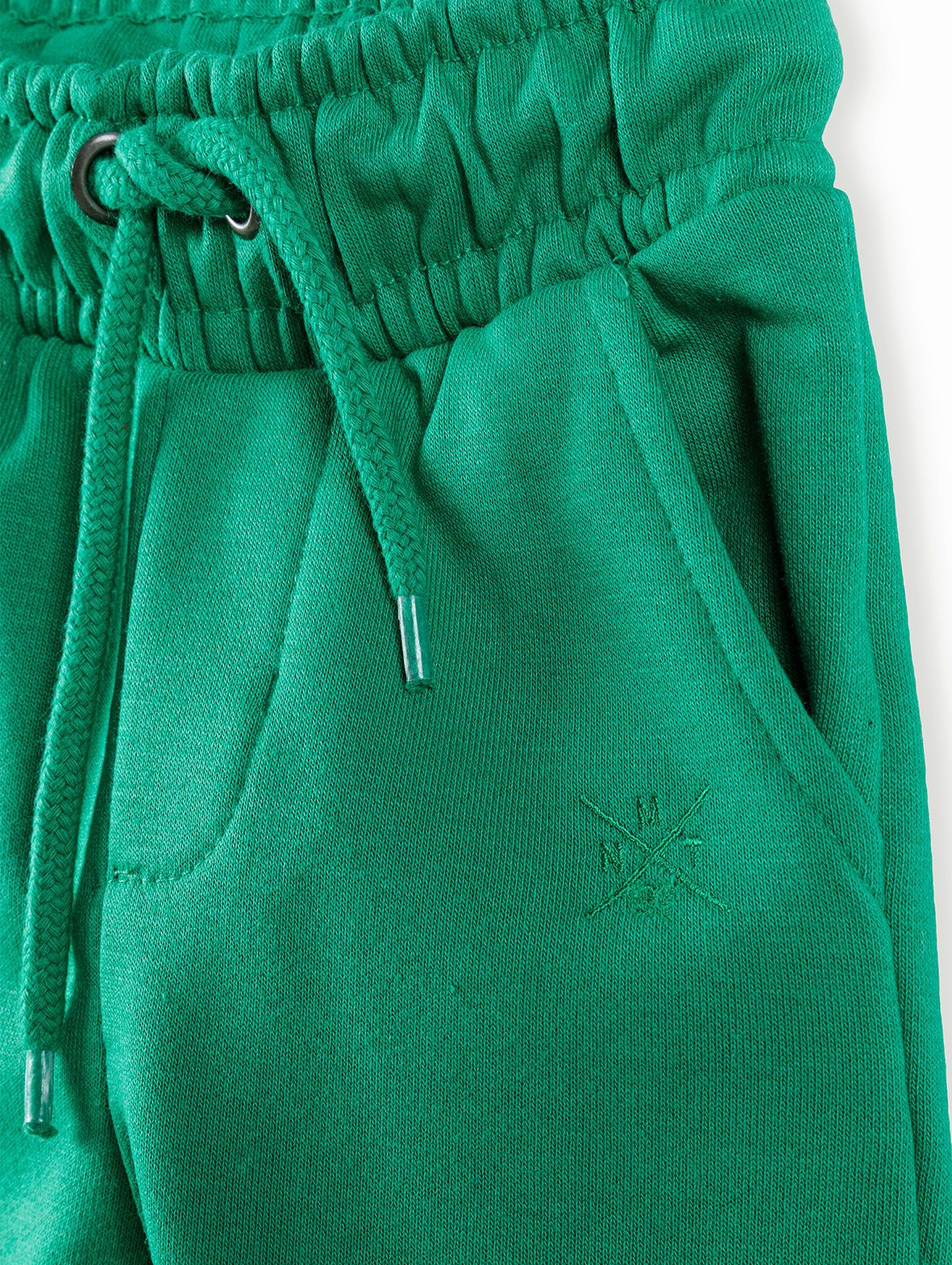 Spodnie dresowe niemowlęce- zielone