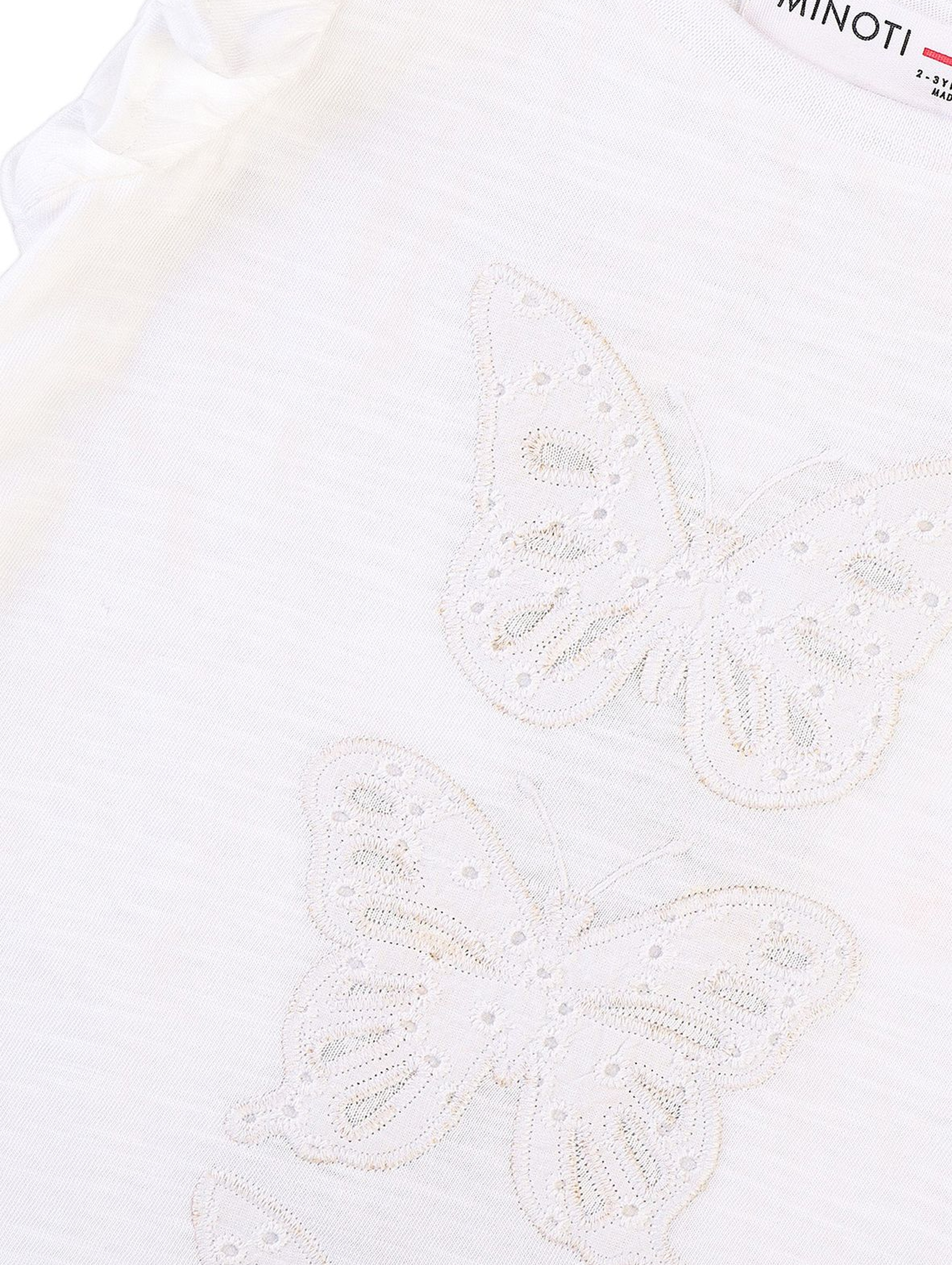 Bawełniana bluzka niemowlęca z nadrukiem motyli