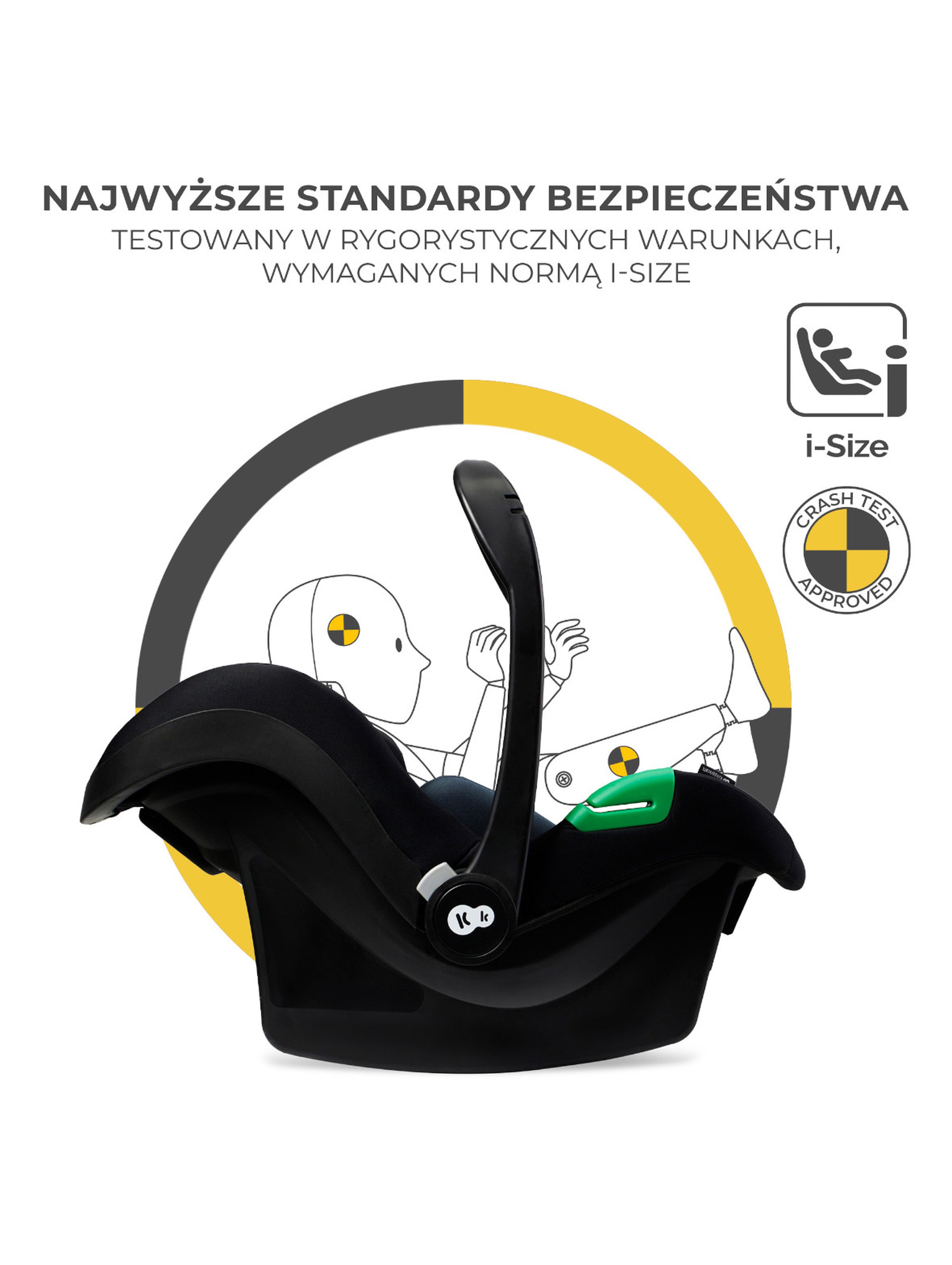 Kinderkraft wózek wielofunkcyjny NEWLY 3IN1 MINK PRO CLASSIC BLACK - czarny