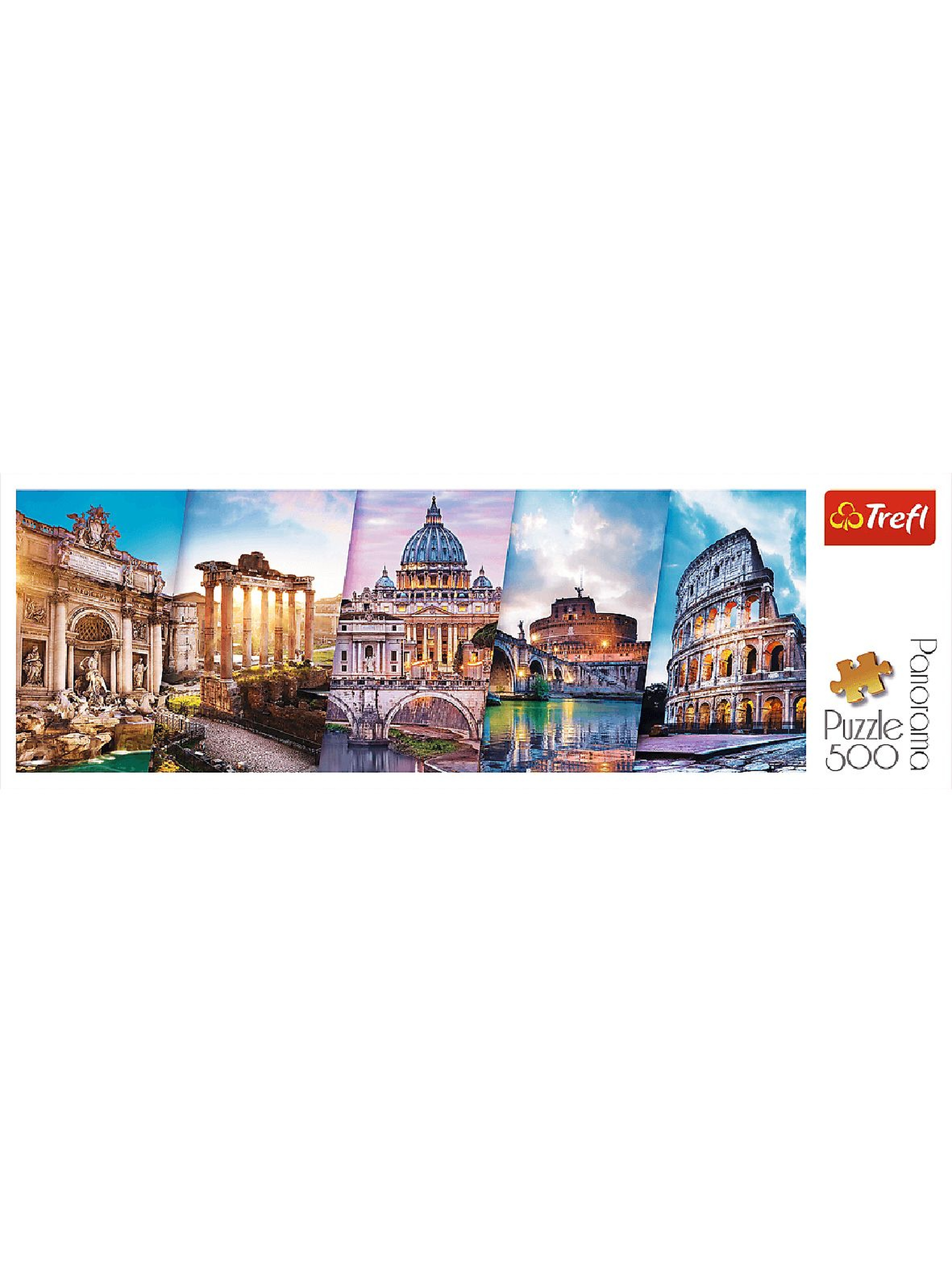 Puzzle  Panorama - Podróż do Włoch - 500 elementów