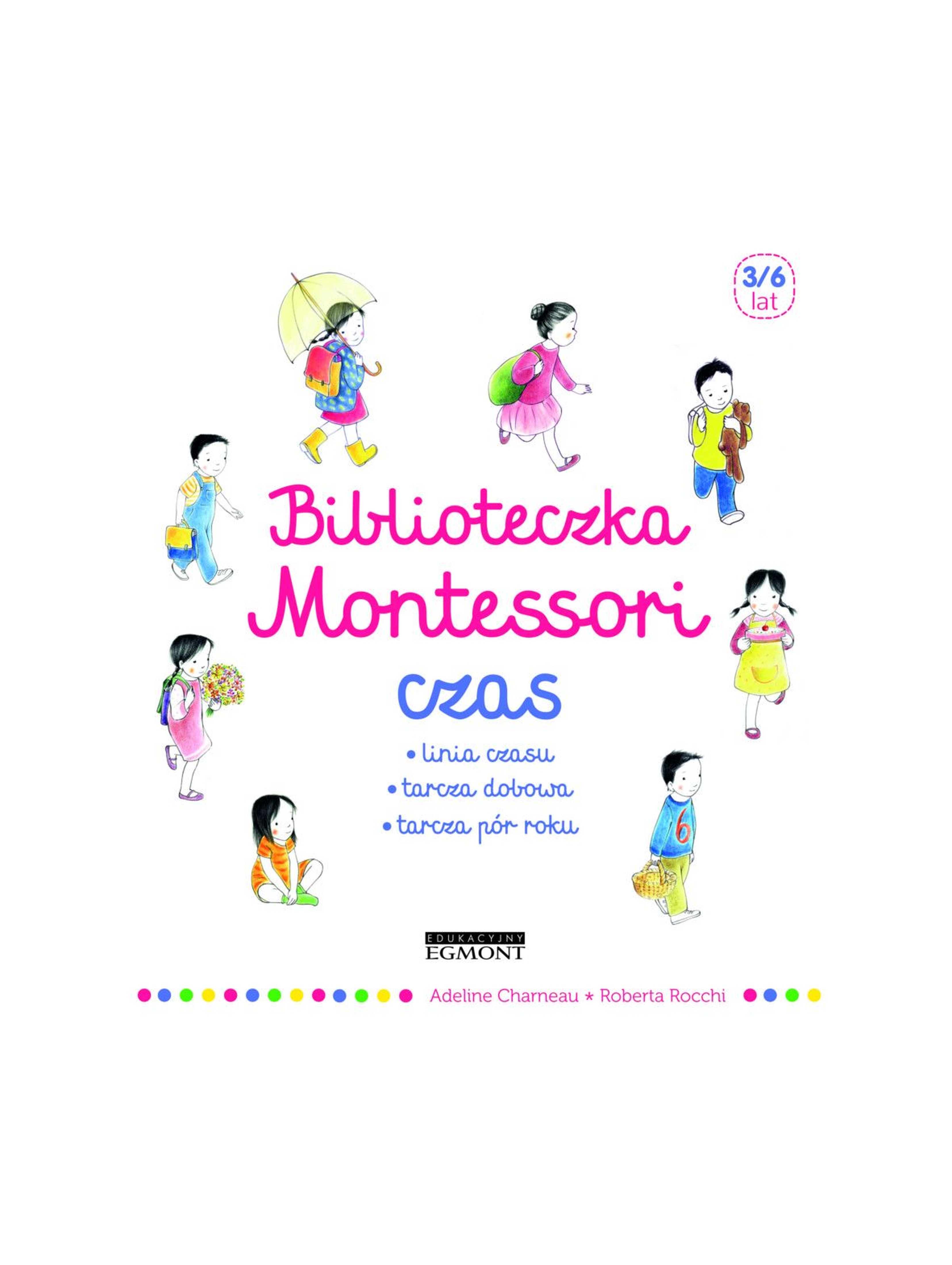 Biblioteczka Montessori. Czas- karty edukacyjne