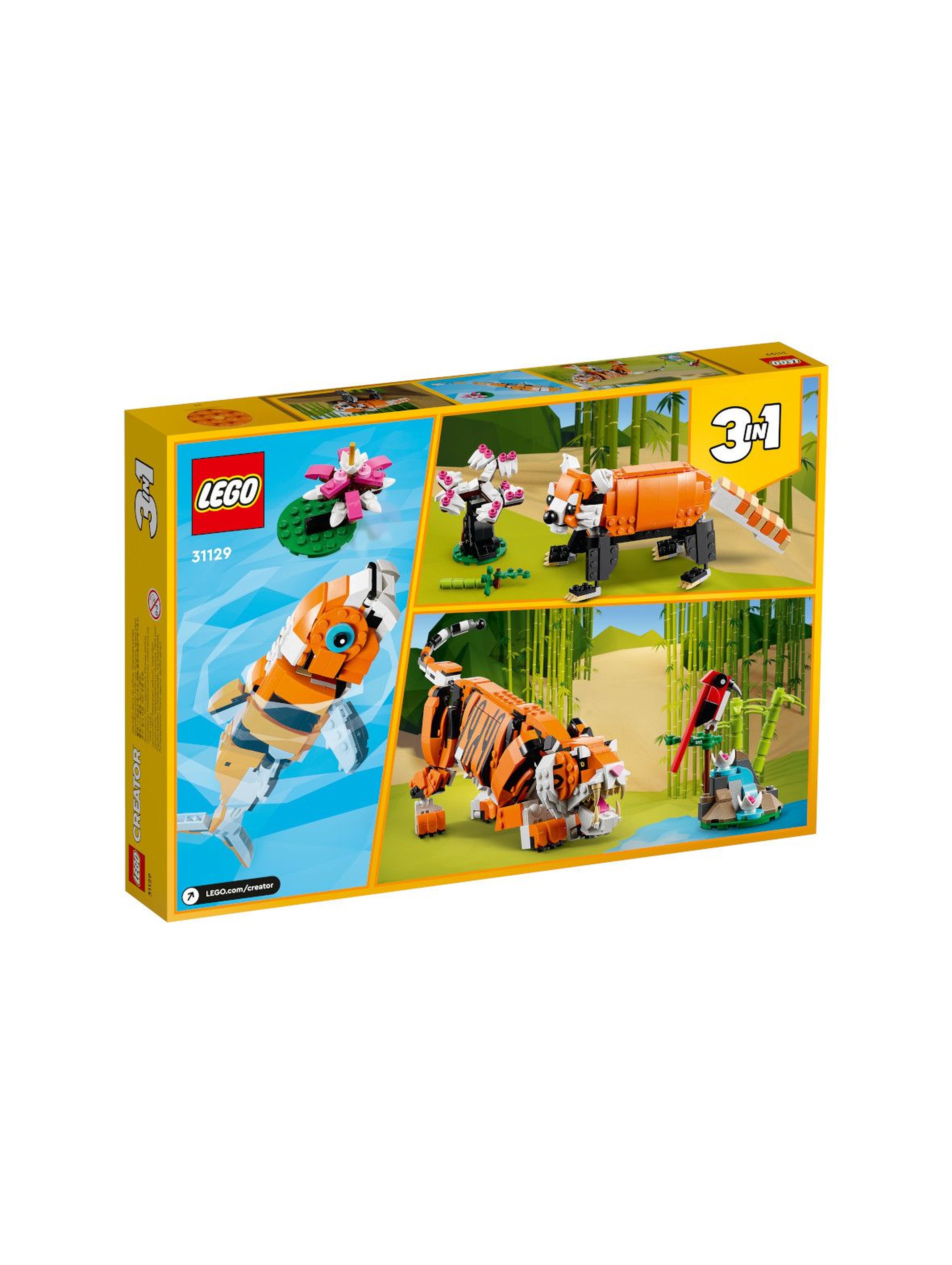 LEGO Creator 31129 Majestatyczny tygrys wuwiek 9+