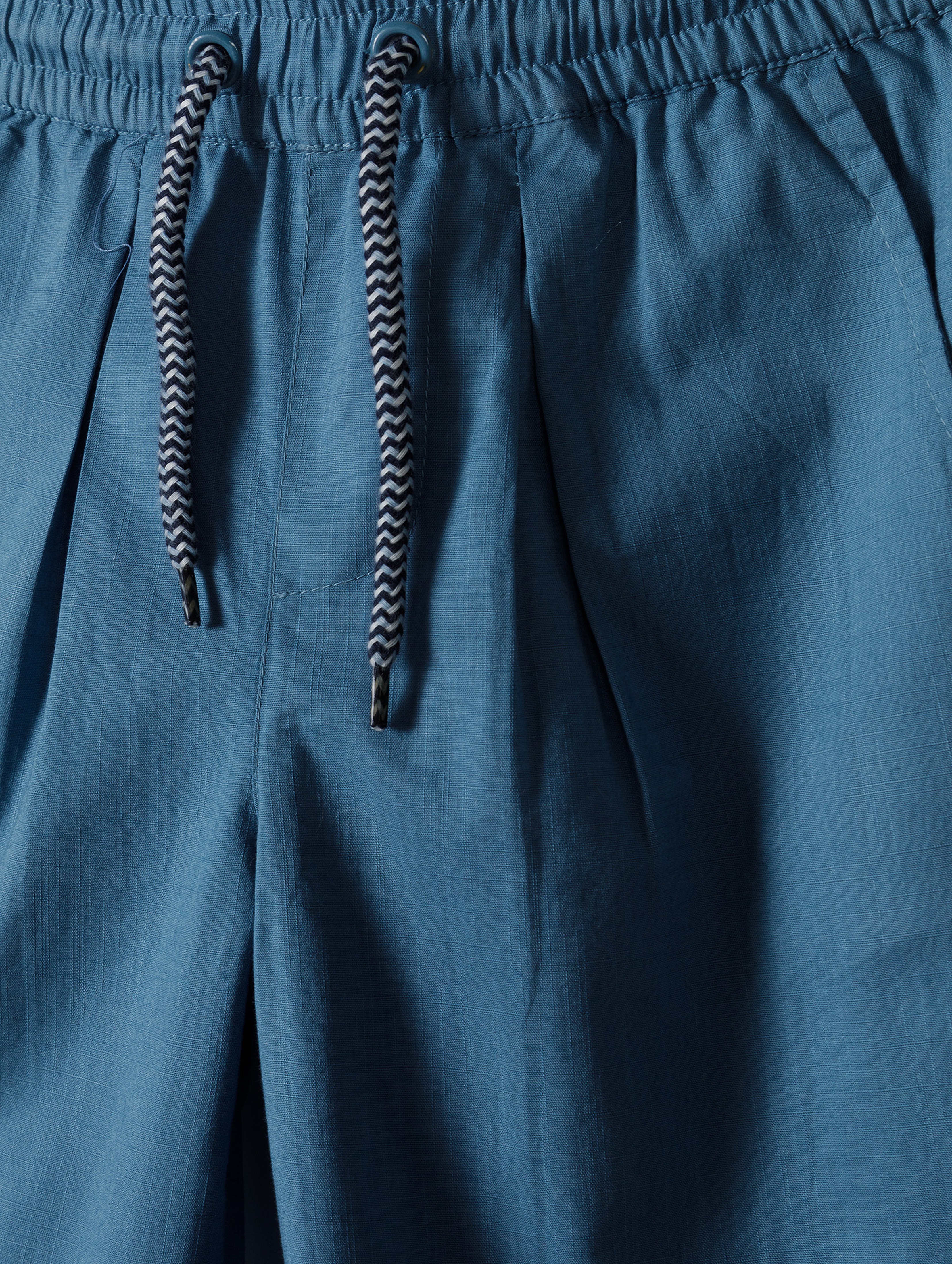 Niebieskie klasyczne długie spodnie dla chłopca regular