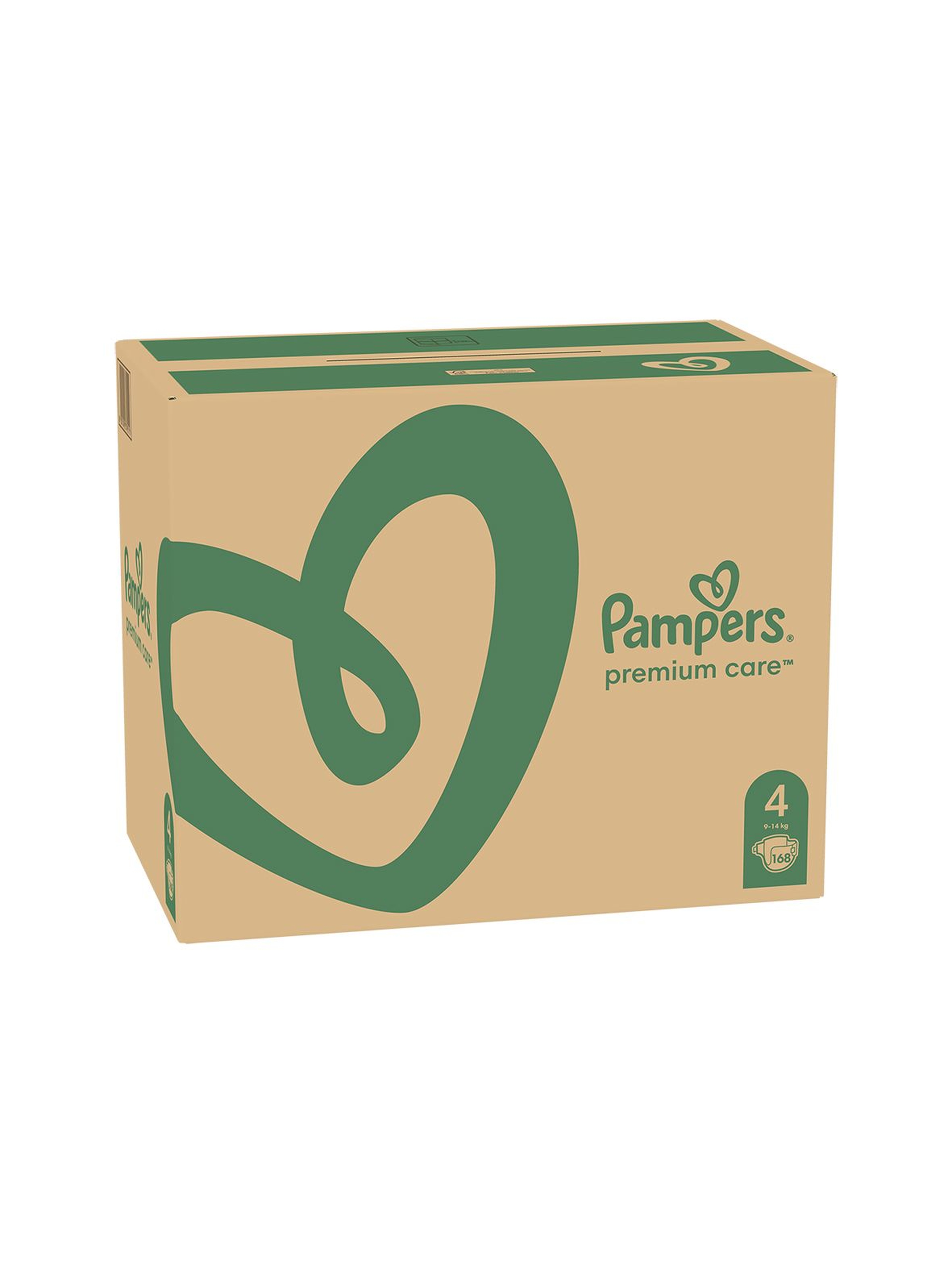 Pampers Premium Care, rozmiar 4, 168 pieluszek 9-14kg