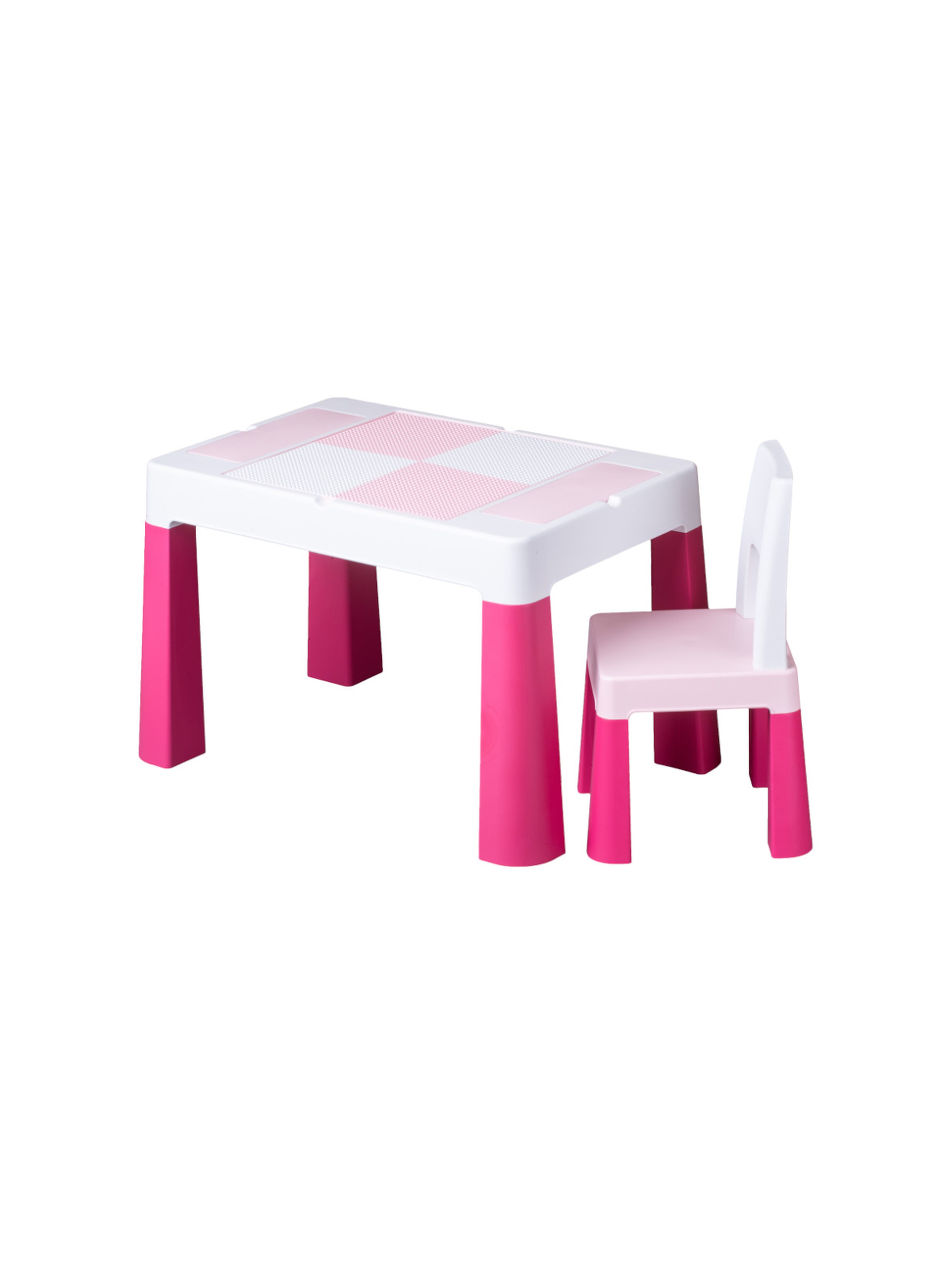 Komplet Multifun stolik i krzesełko - różowy