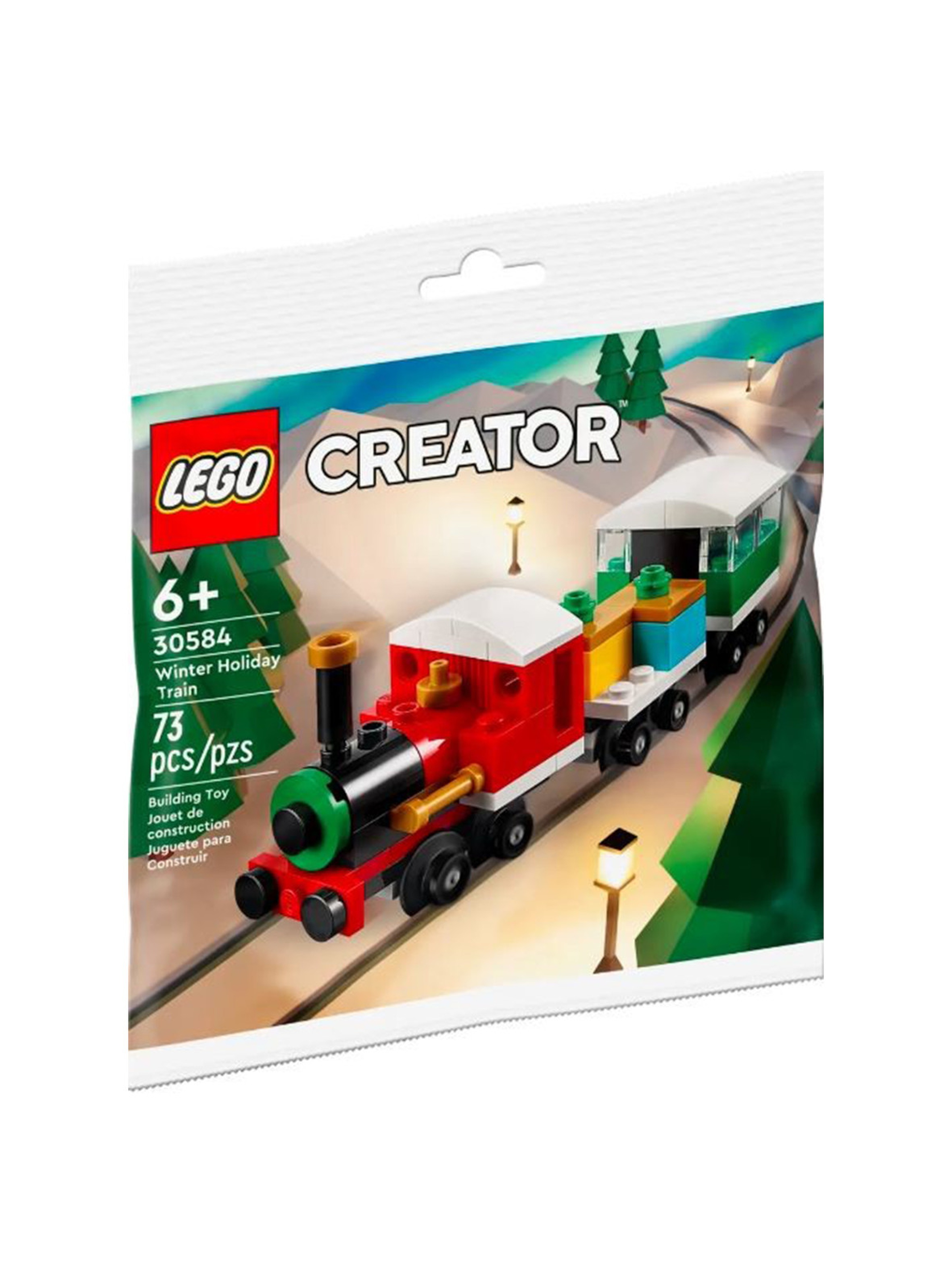 Klocki LEGO Creator 30584 Świąteczny pociąg - 73 elementy, wiek 6 +