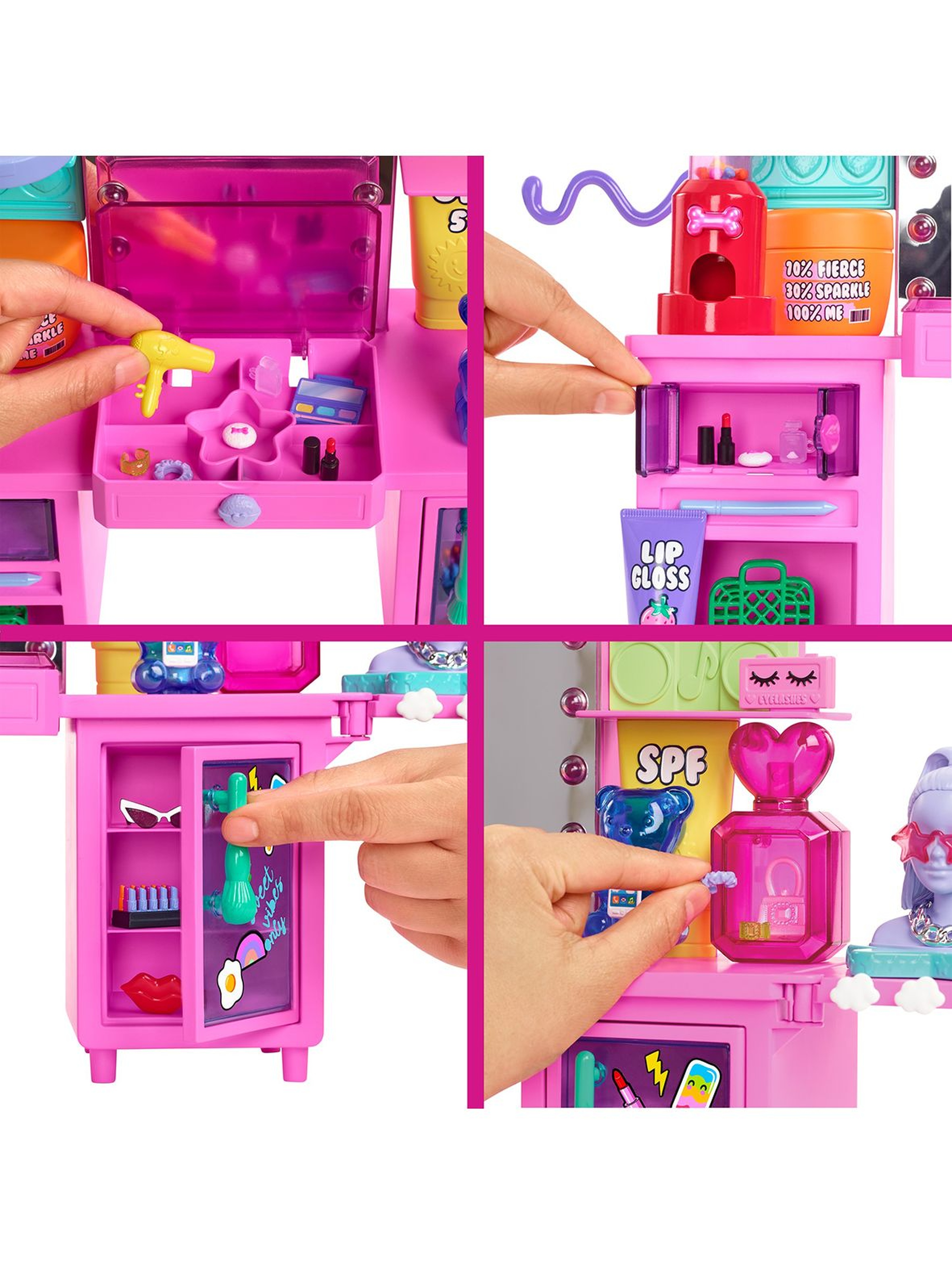 Barbie Extra Toaletka Zestaw + Lalka wiek 3+