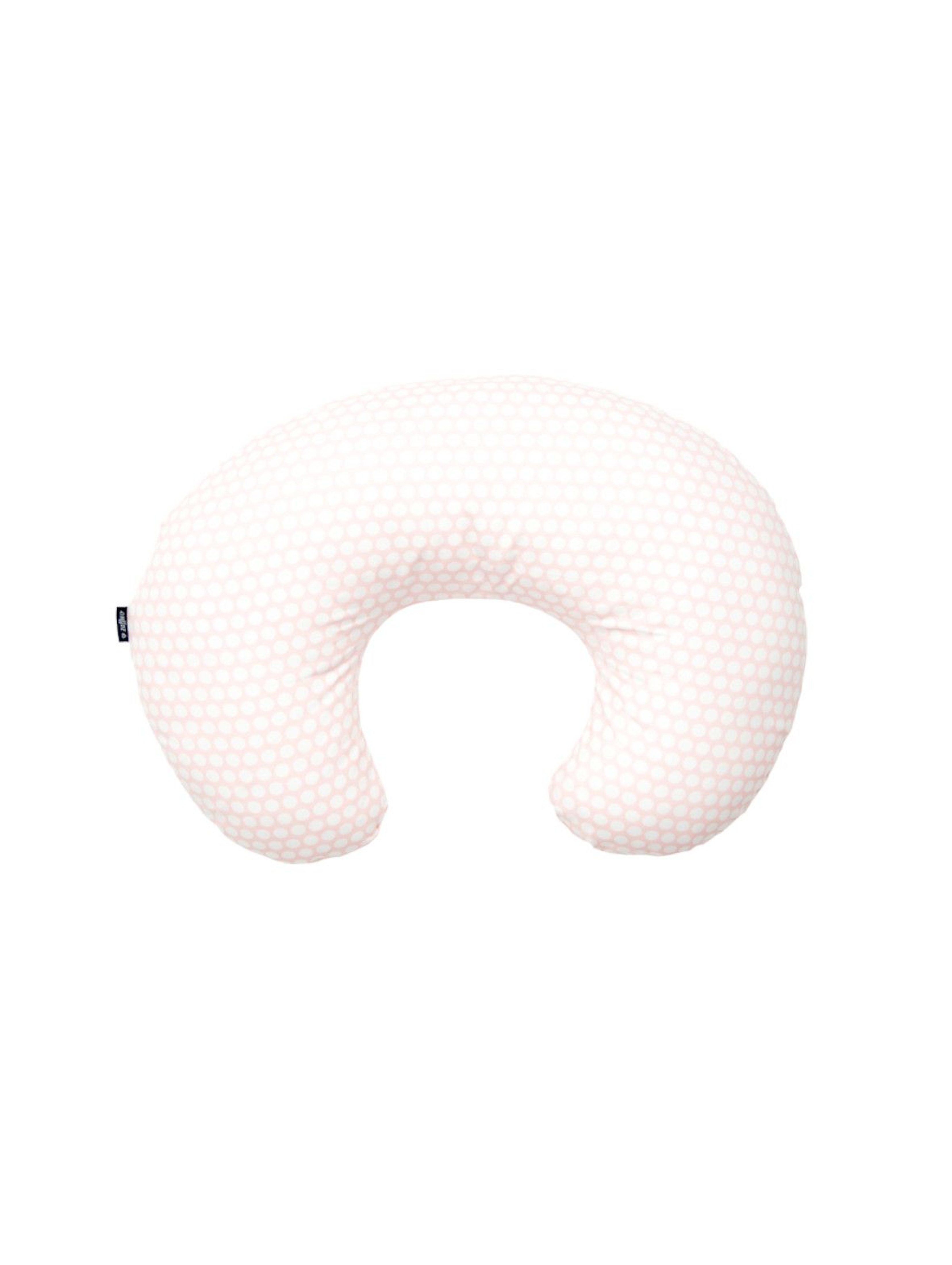 Poduszka do karmienia Comfort Exclusive 140 cm grochy różowo-białe