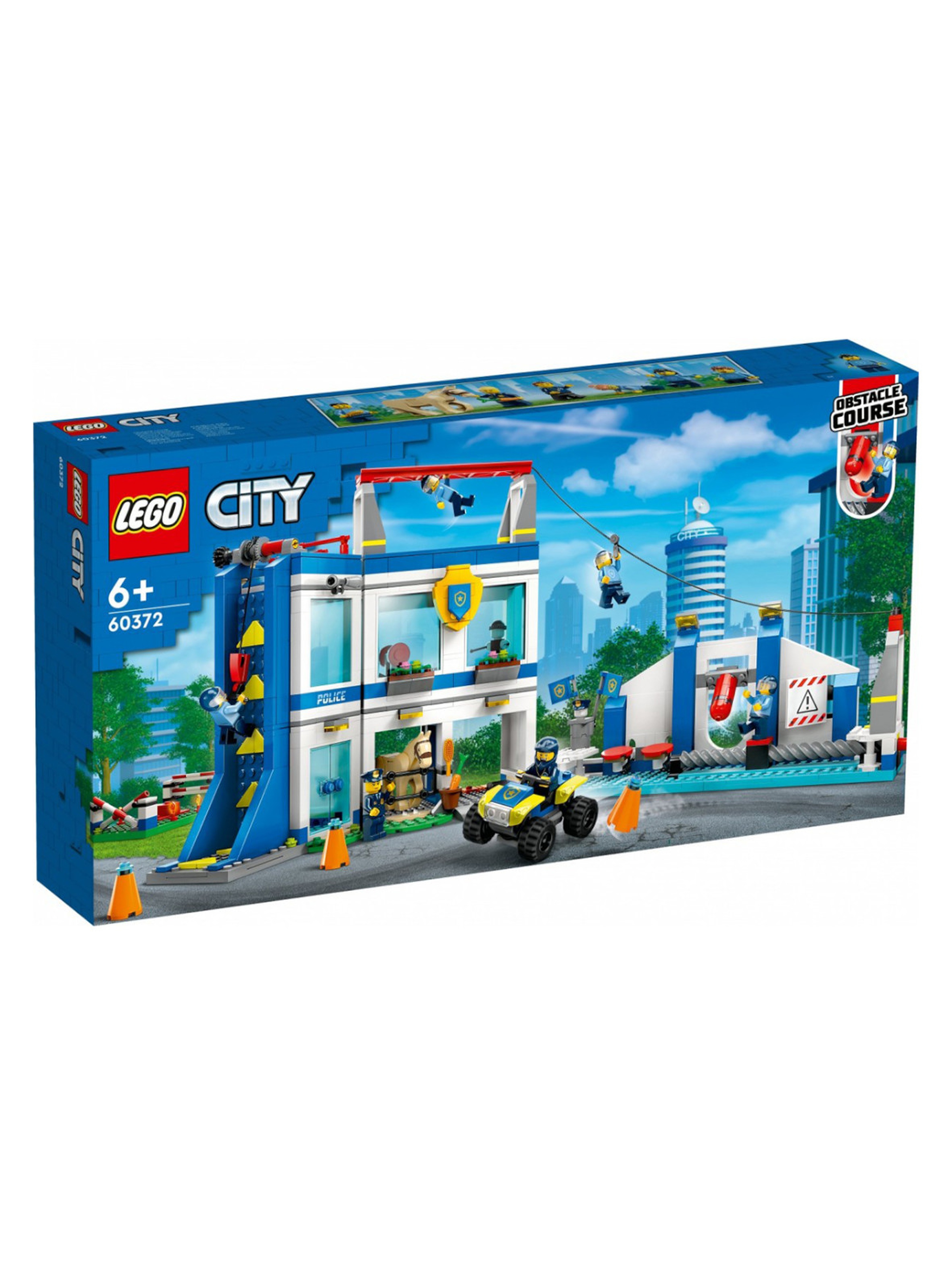 Klocki LEGO City 60372 Akademia policyjna - 823 elementy, wiek 6 +