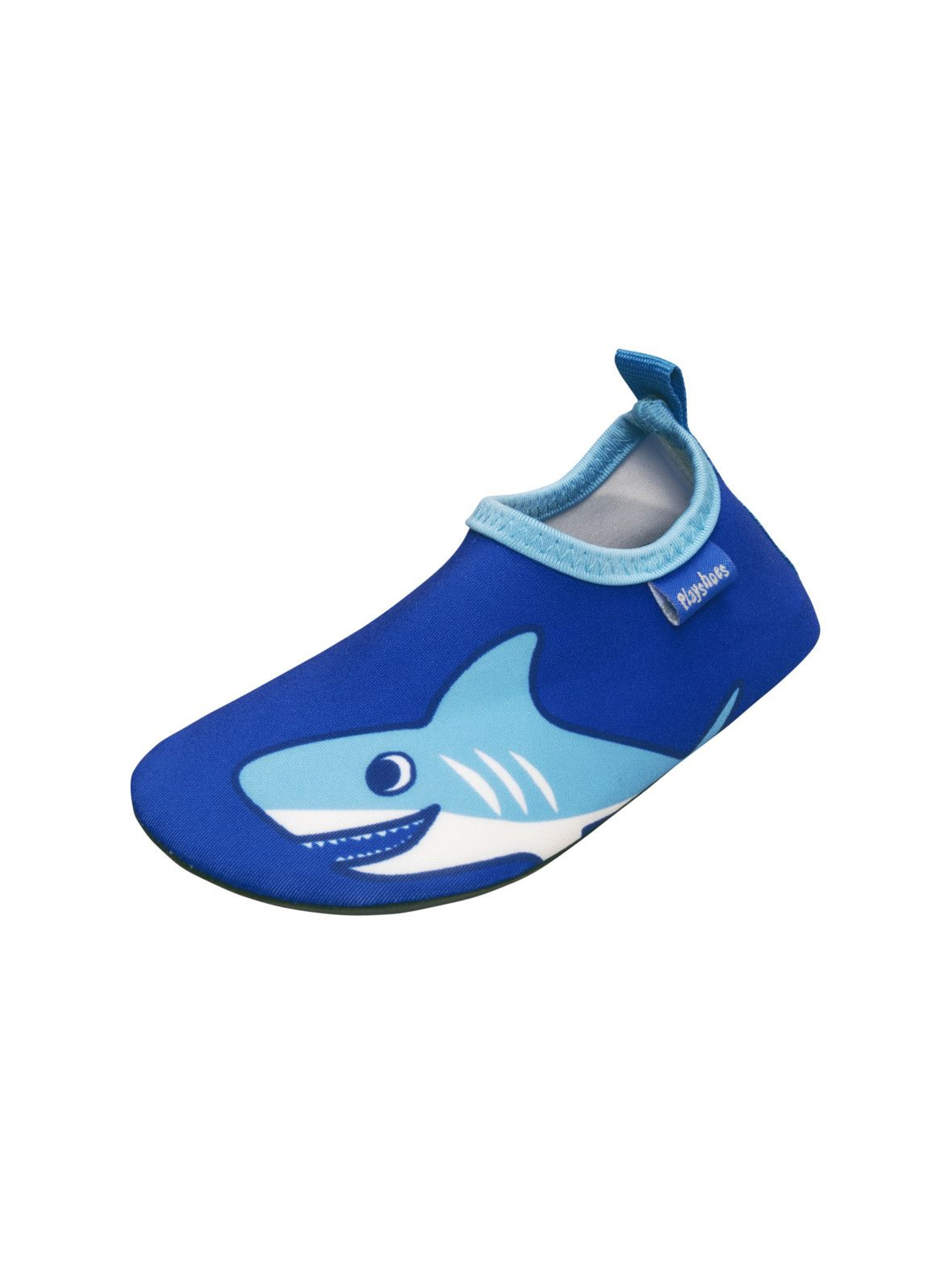 Buty kąpielowe- niebieskie z rekinem