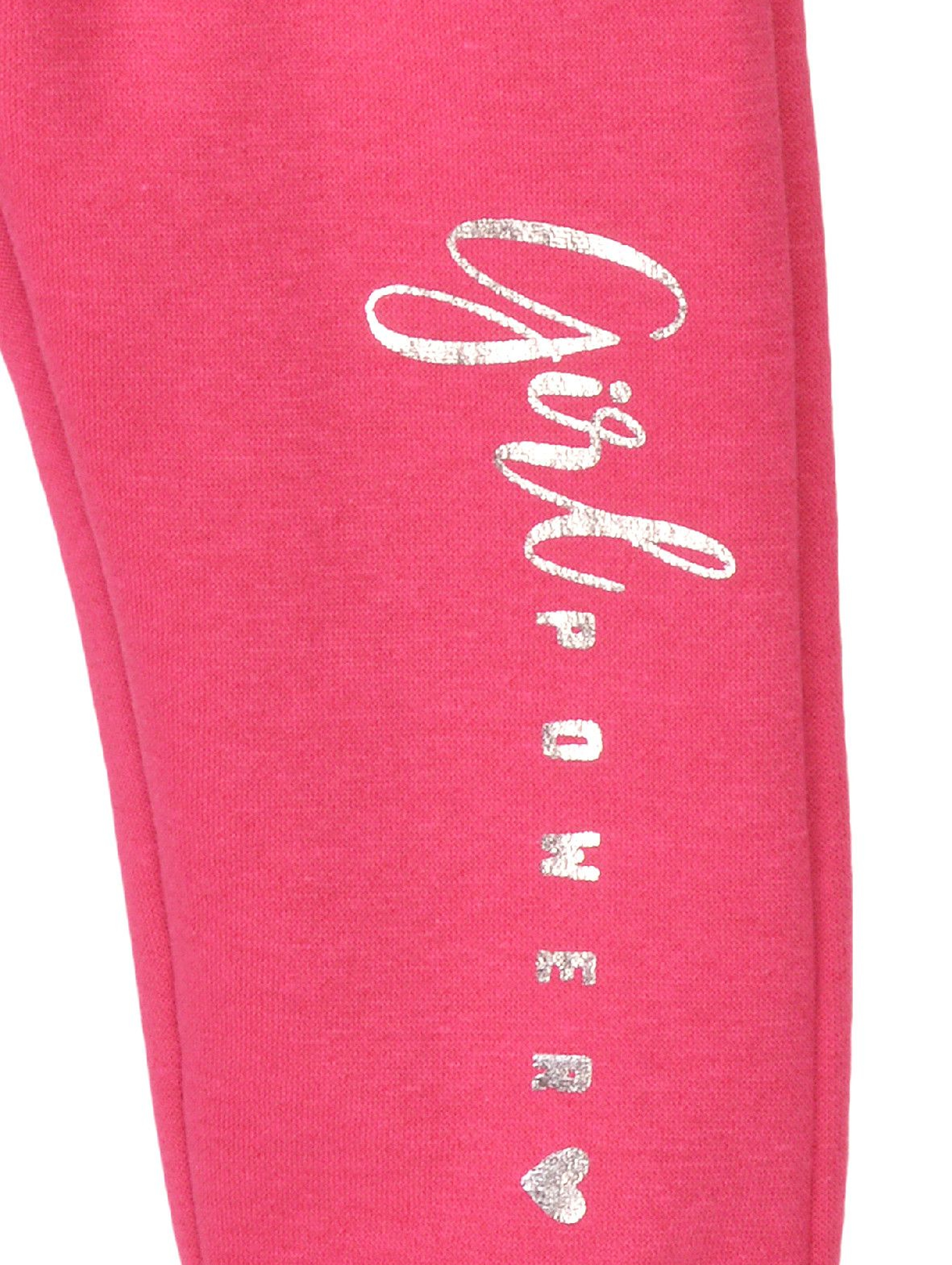 Spodnie dresowe dziewczęce różowe