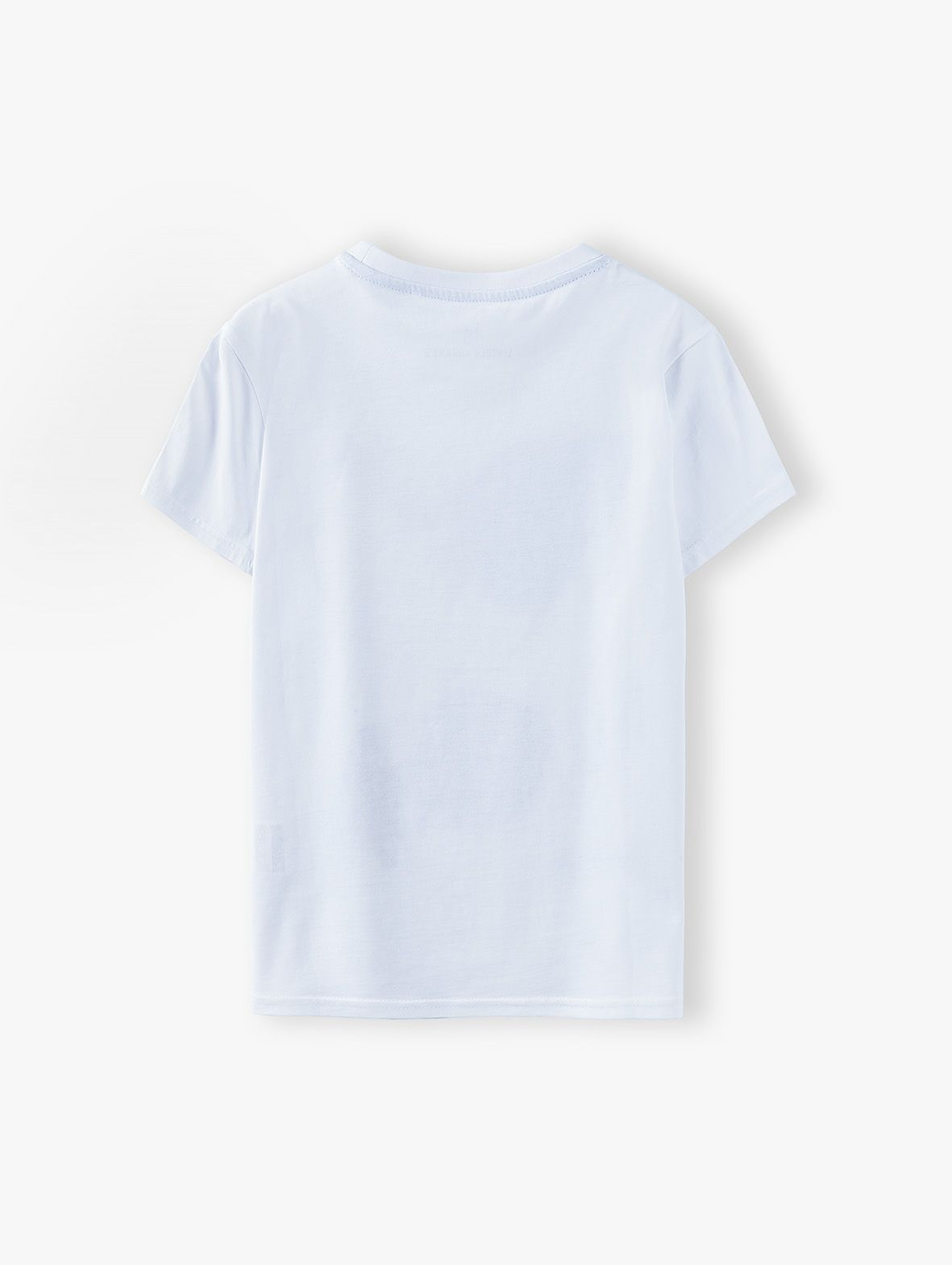 T-shirt chłopięcy biały z nadrukiem Ocean
