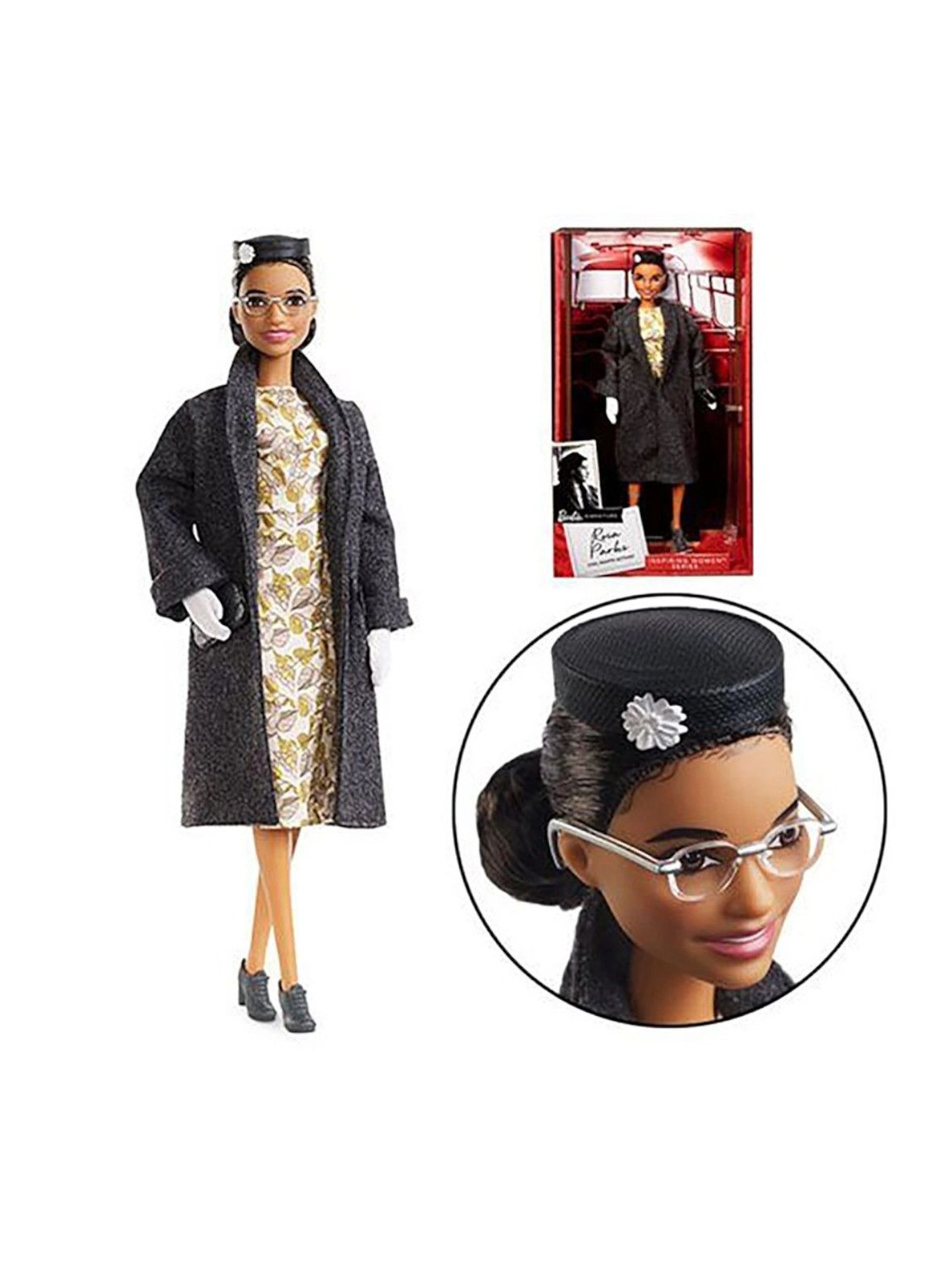 Barbie seria Inspirujące kobiety Rosa Louise Parks wiek 3+