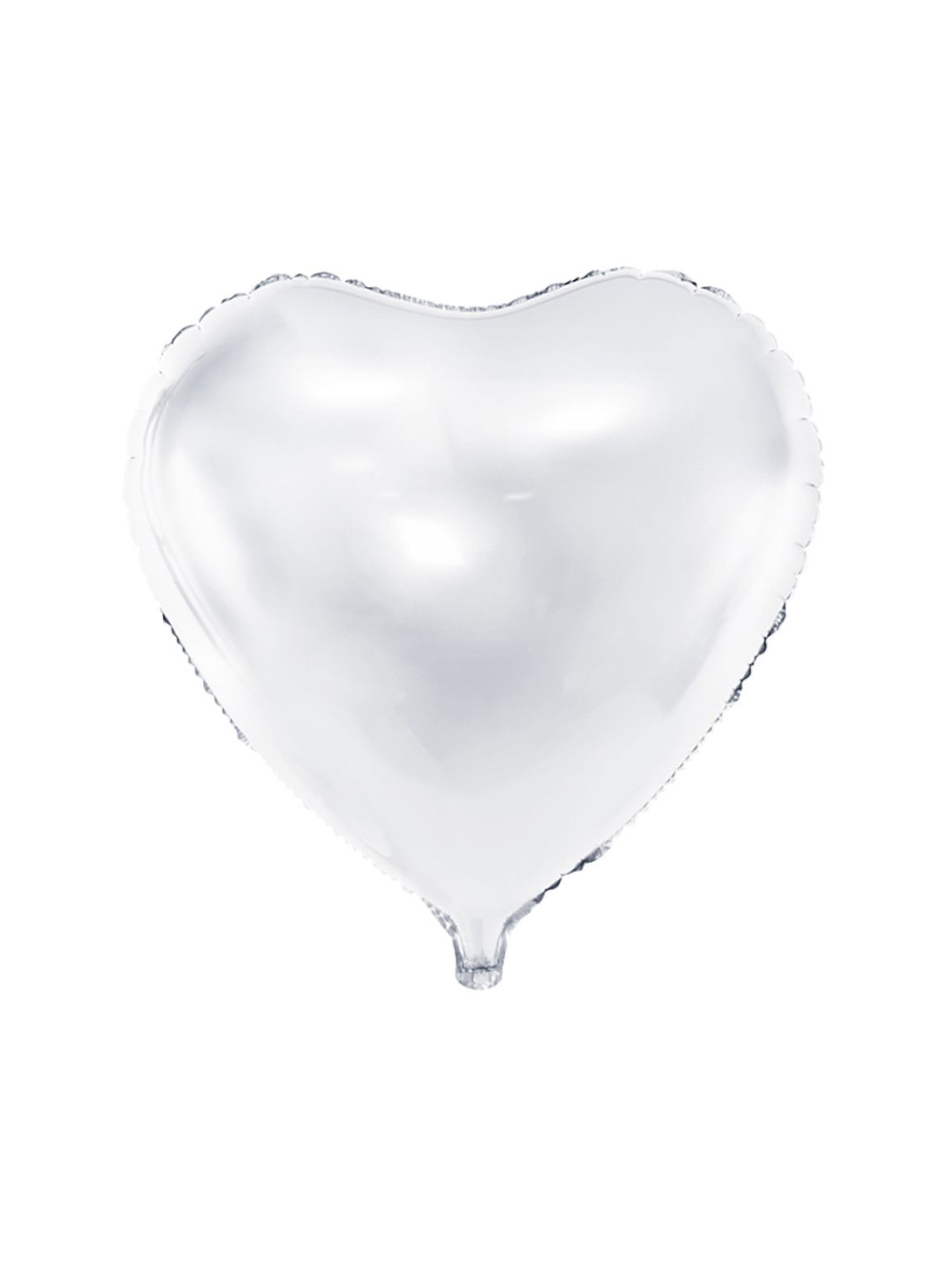 Balon foliowy Serce  61cm - biały