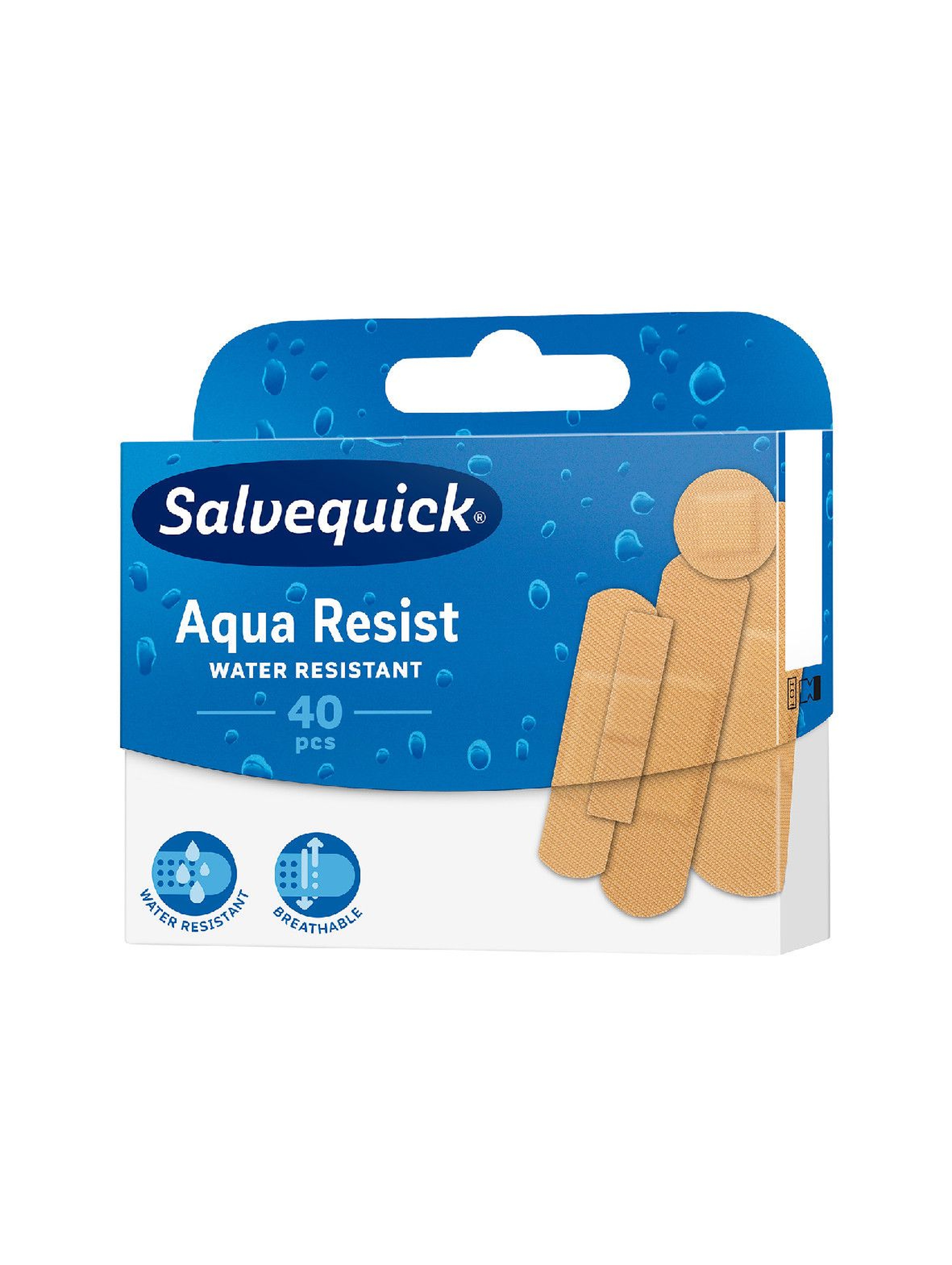Salvequick Aqua Resist plastry 40 szt.