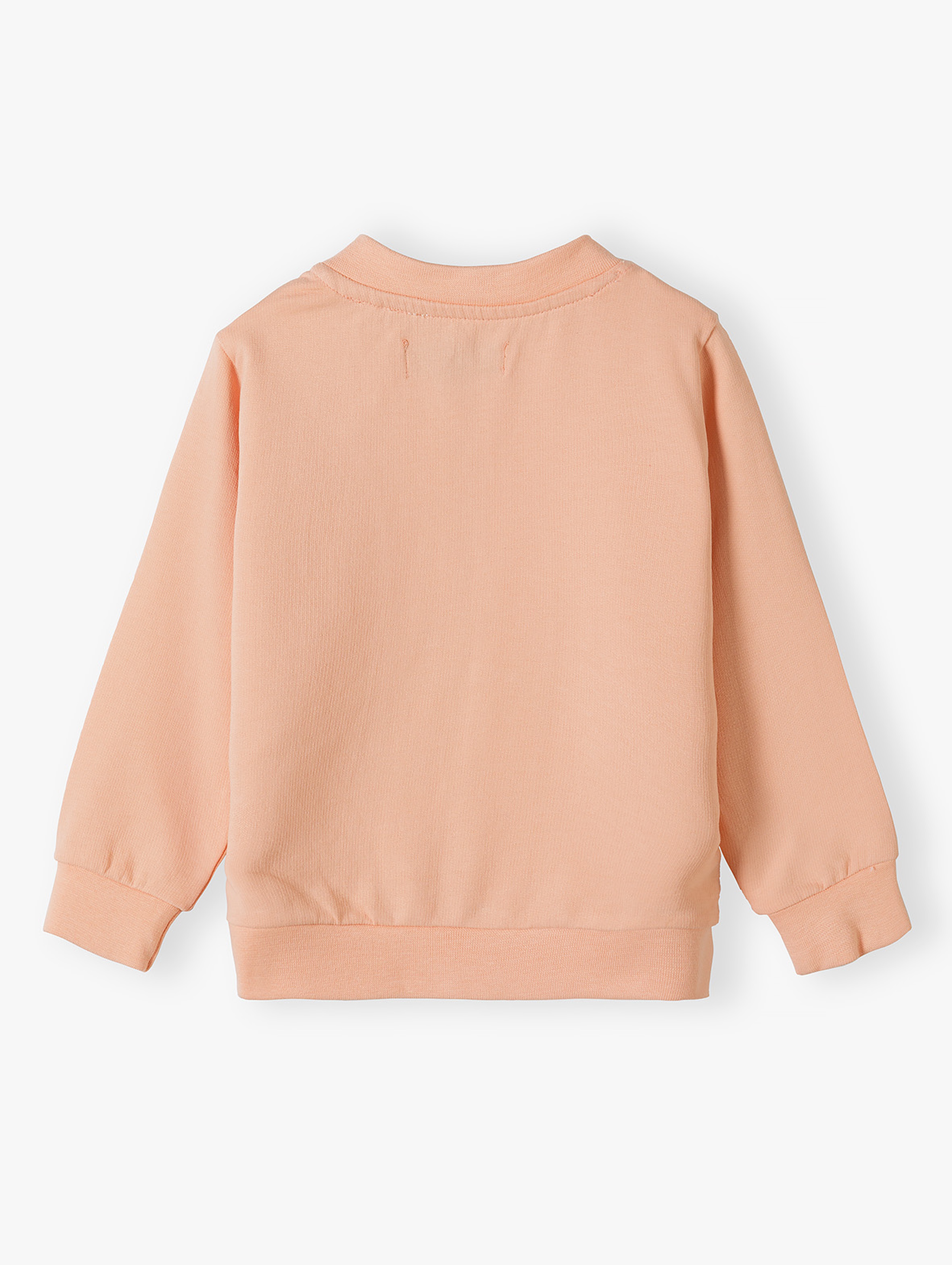 Bawełniana bluza niemowlęca - różowa