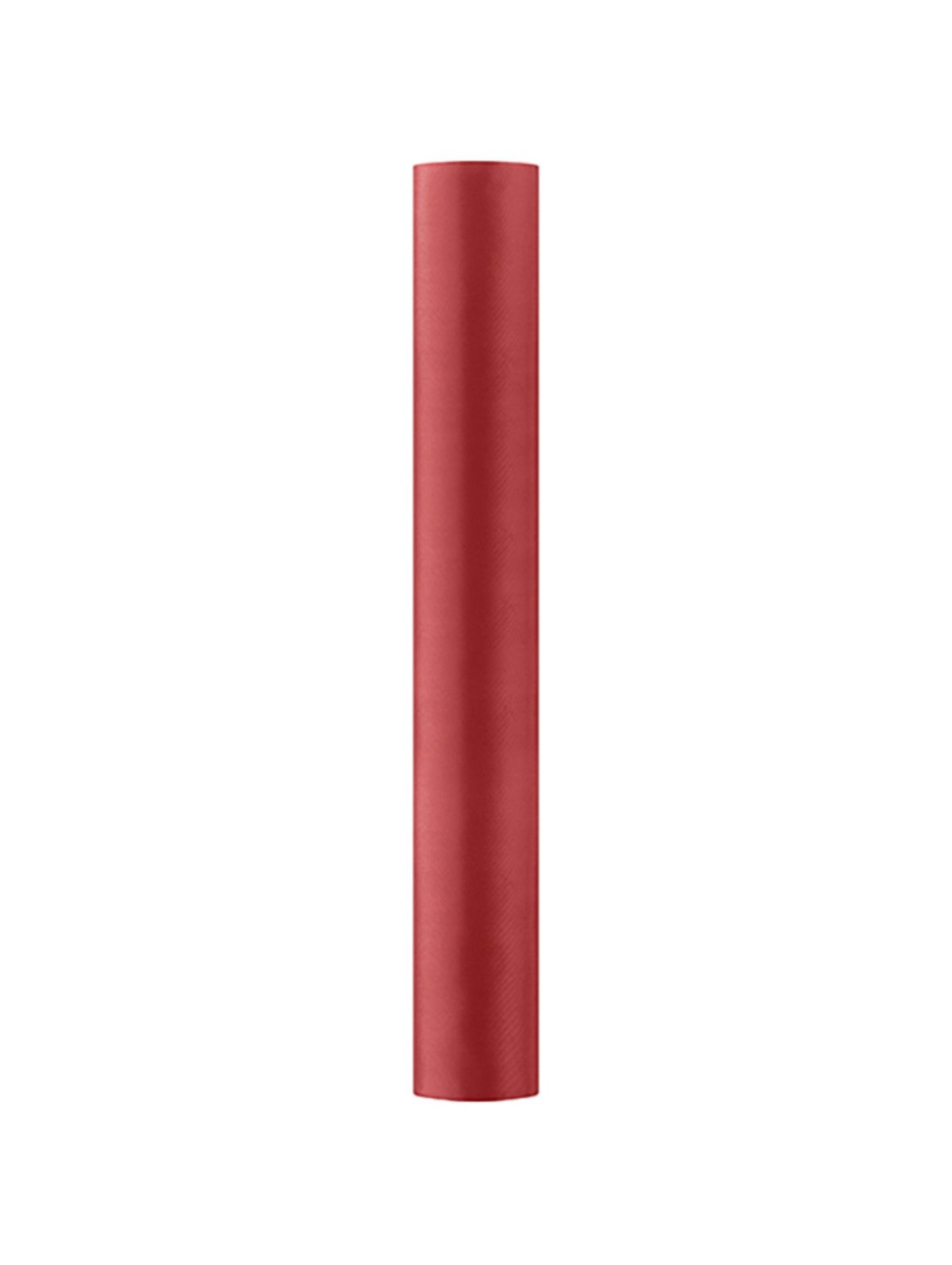Satyna gładka - czerwony 0,36 x 9m