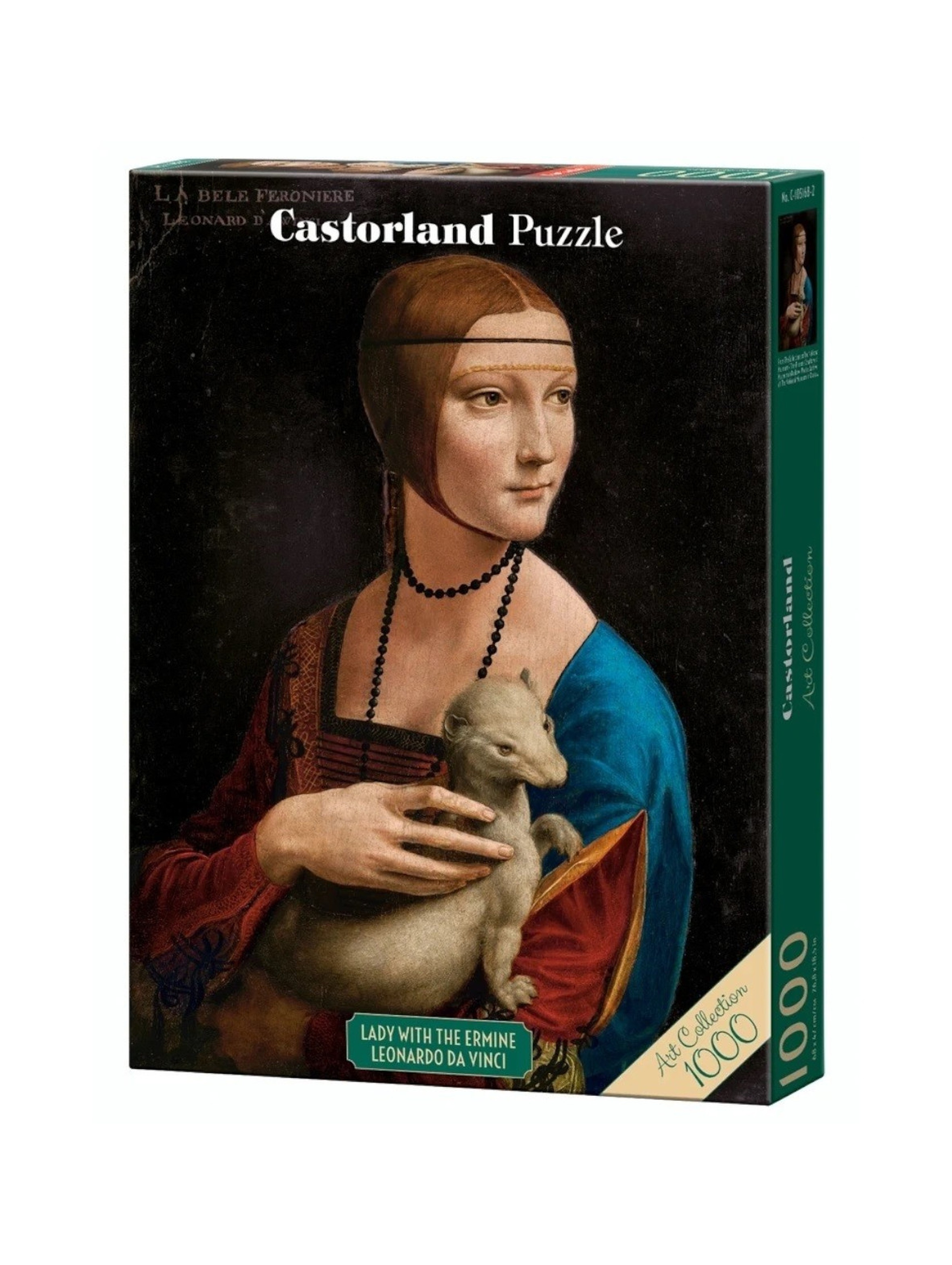 Puzzle 1000 elementów Dama z łasiczką Leonardo da Vinci Art Collection