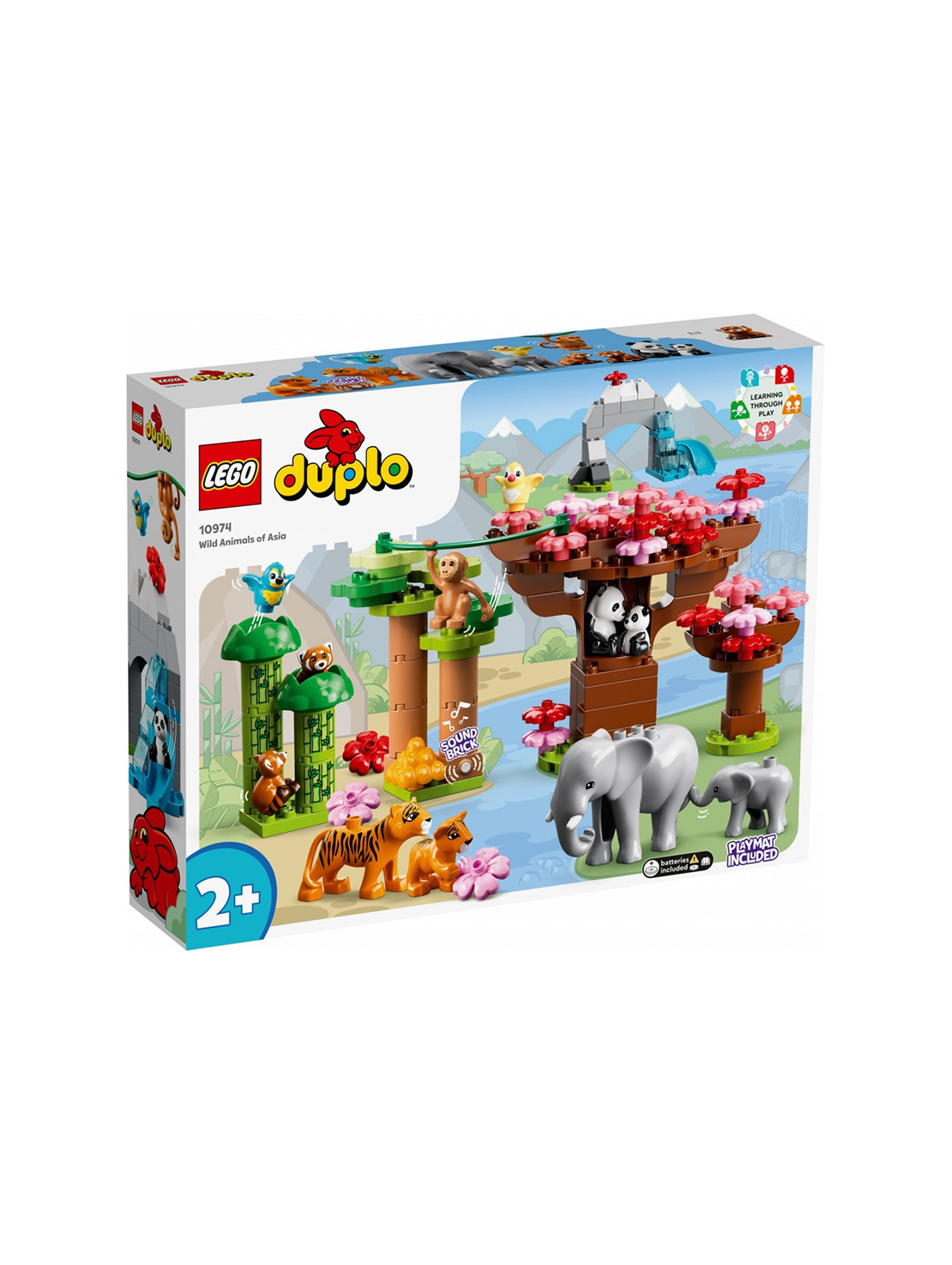 LEGO DUPLO - Dzikie zwierzęta Azji 10974 - 116 elementów, wiek 2+