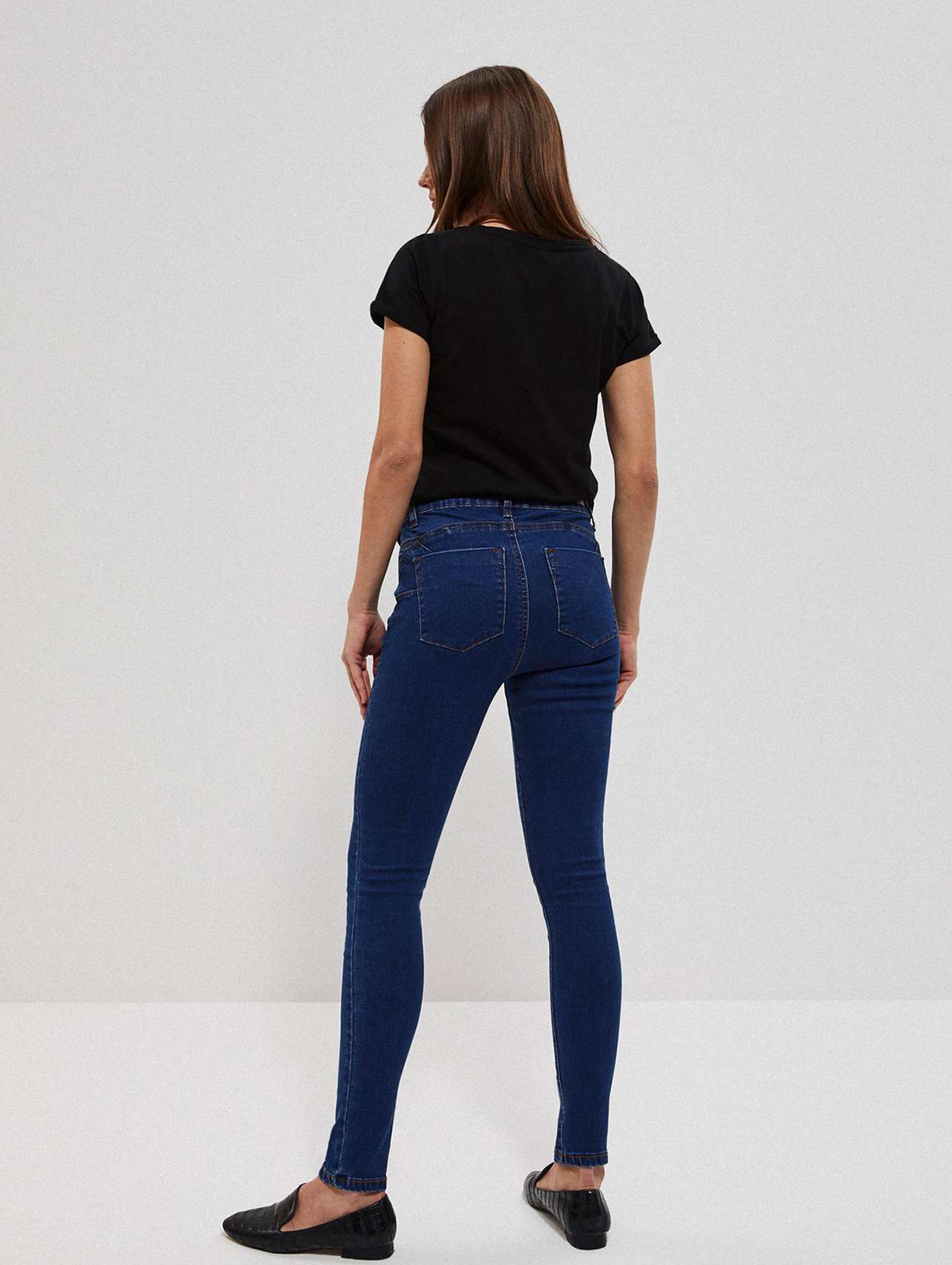 Spodnie jeansowe damskie push up