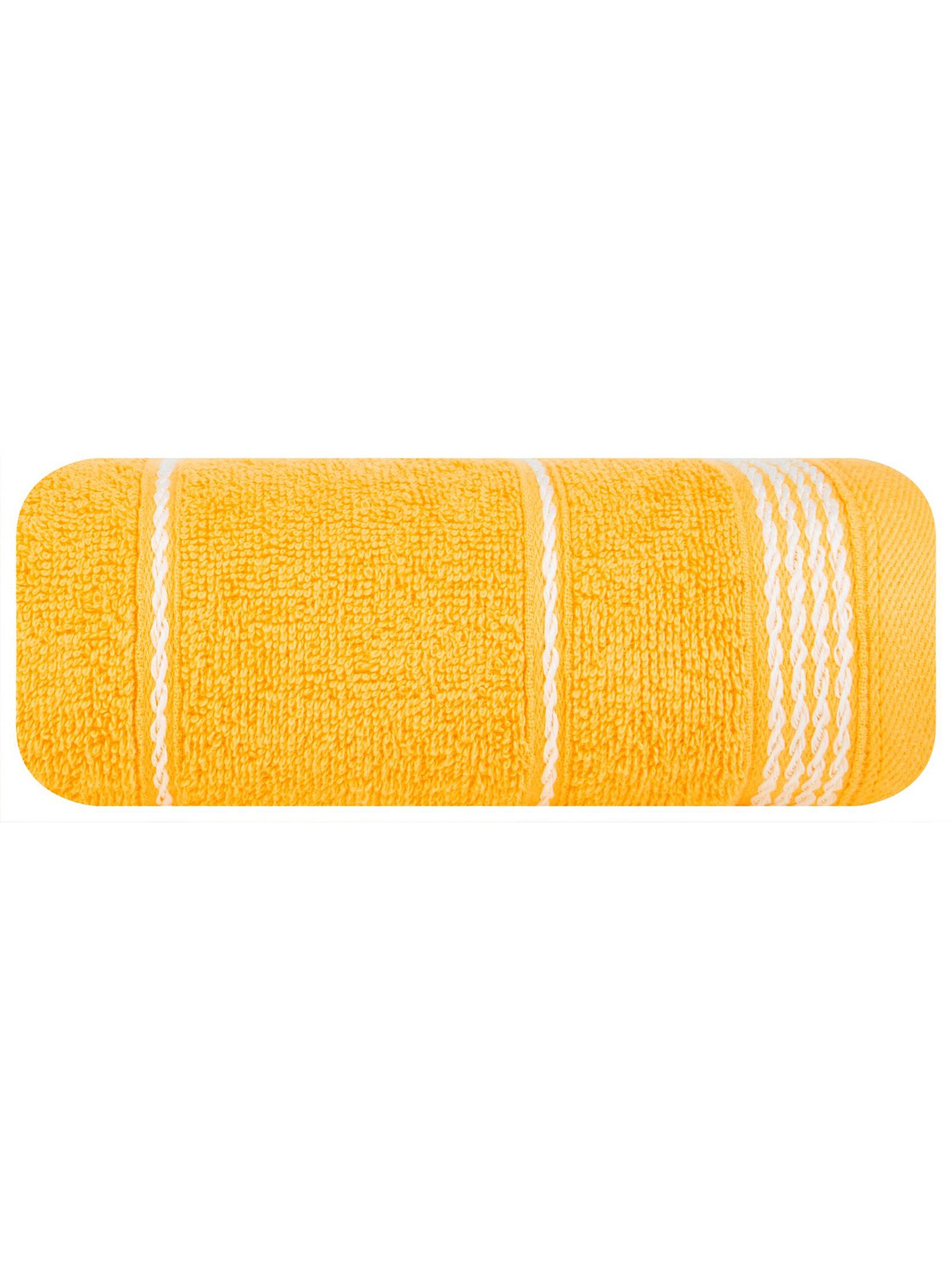 Ręcznik Mira 70x140 cm - żółty