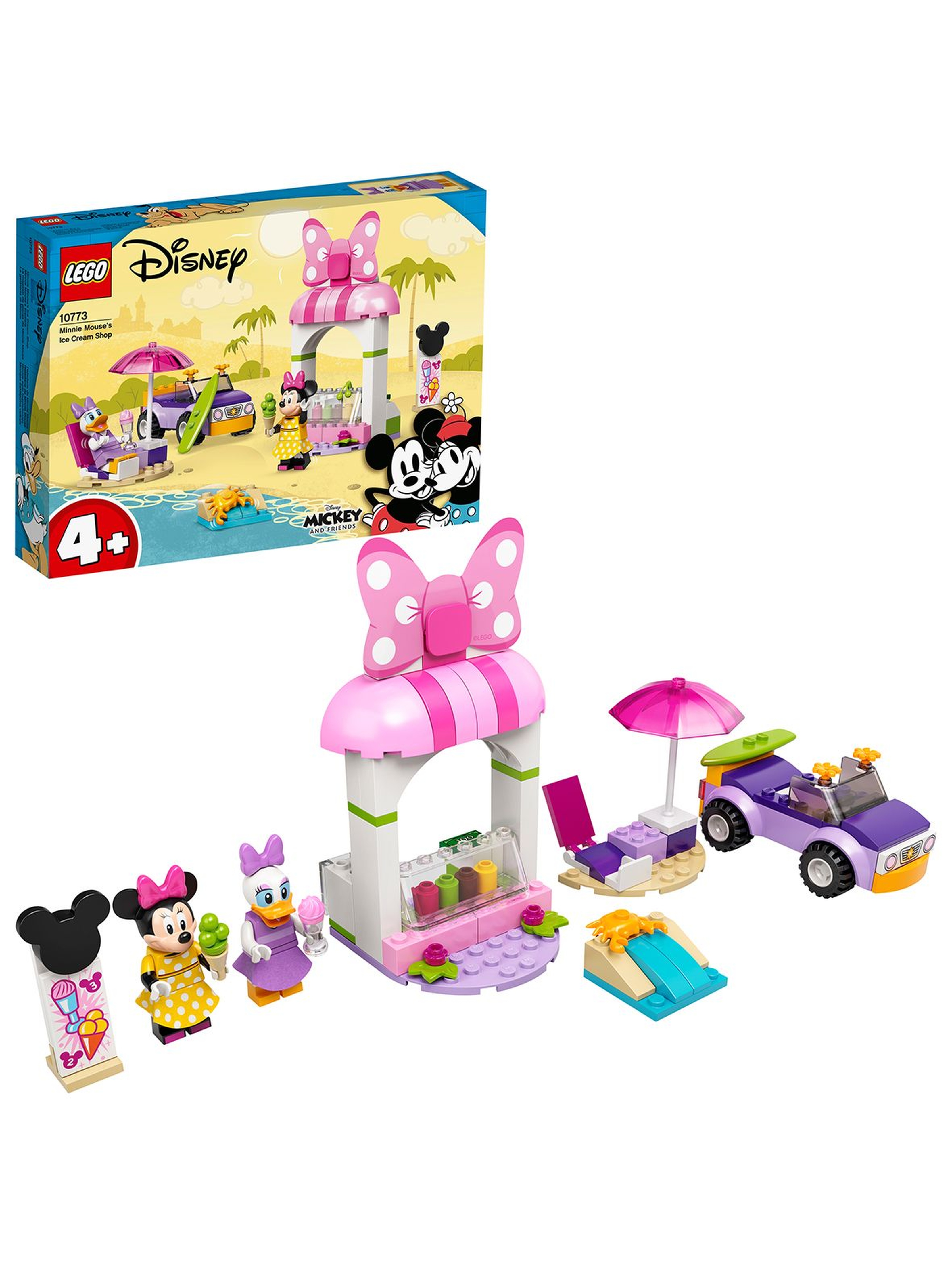 LEGO® ǀ Disney Mickey and Friends Sklep z lodami Myszki Minnie - 100 elementów wiek 4 +