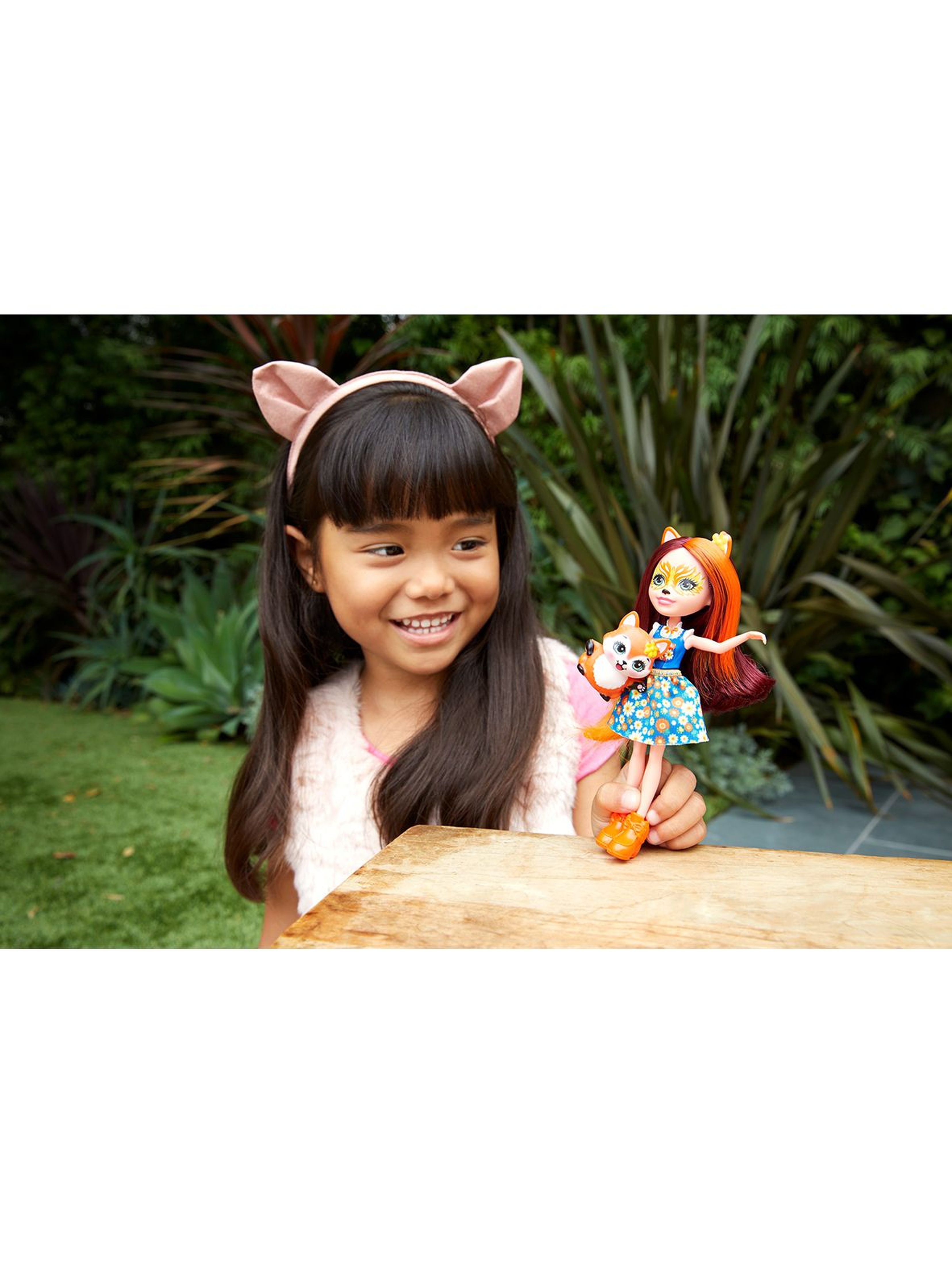 Enchantimals Lalka Felicity Fox + lisek Flick figurka wiek 4+