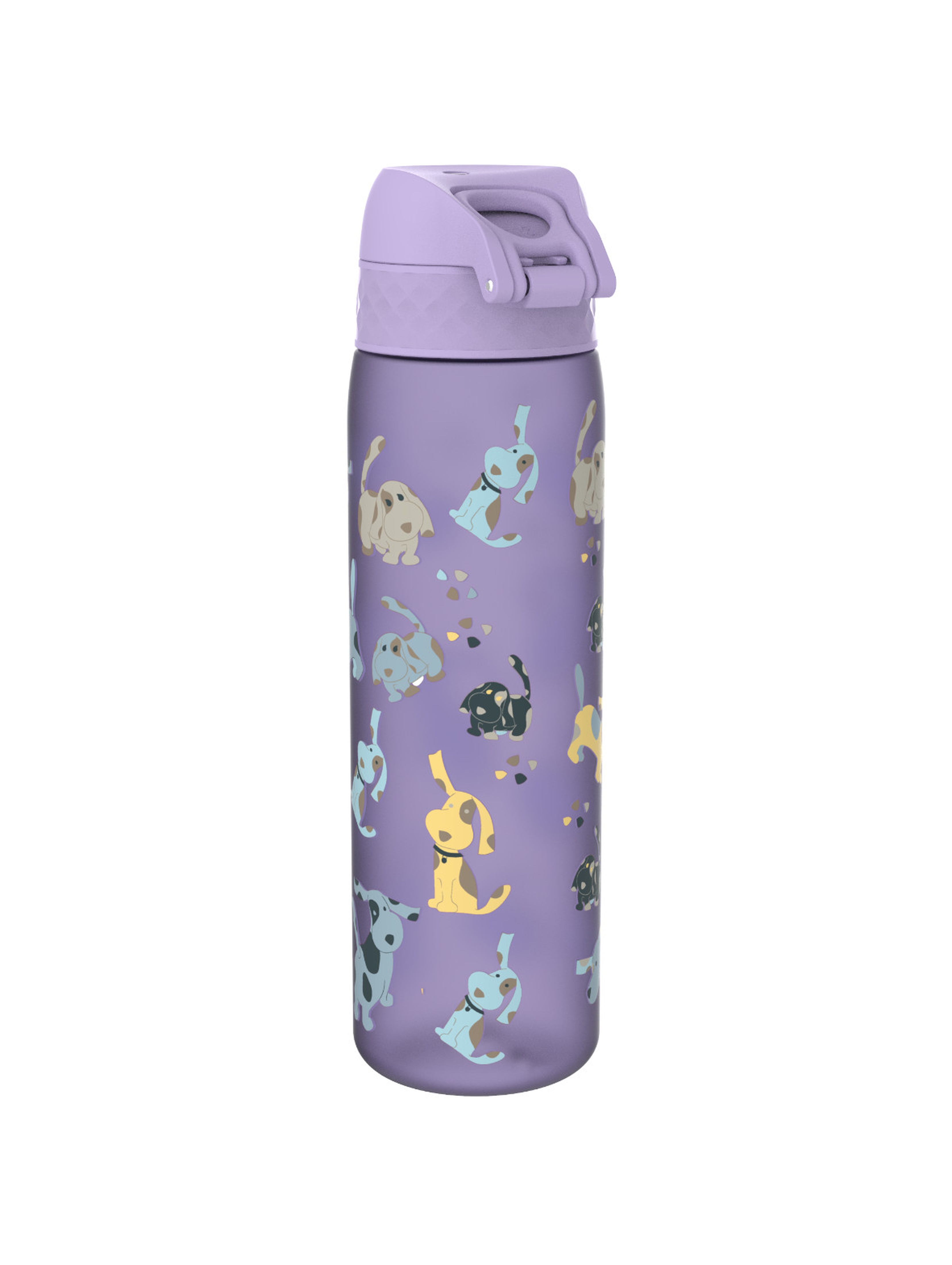 Butelka na wodę BPA Free 0,5l - fioletowa z pieskiem