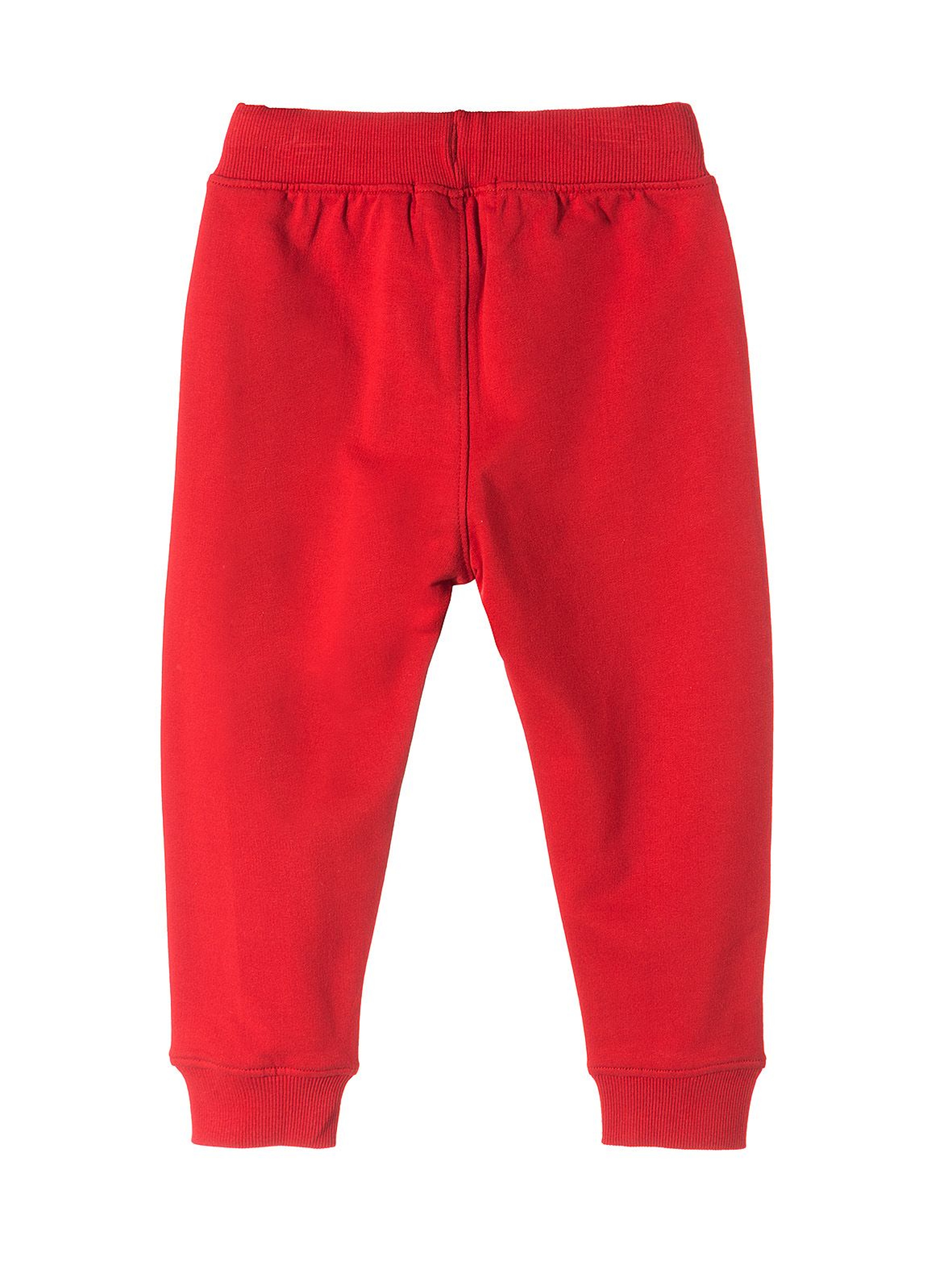 Spodnie dresowe dla chłopca- czerwone