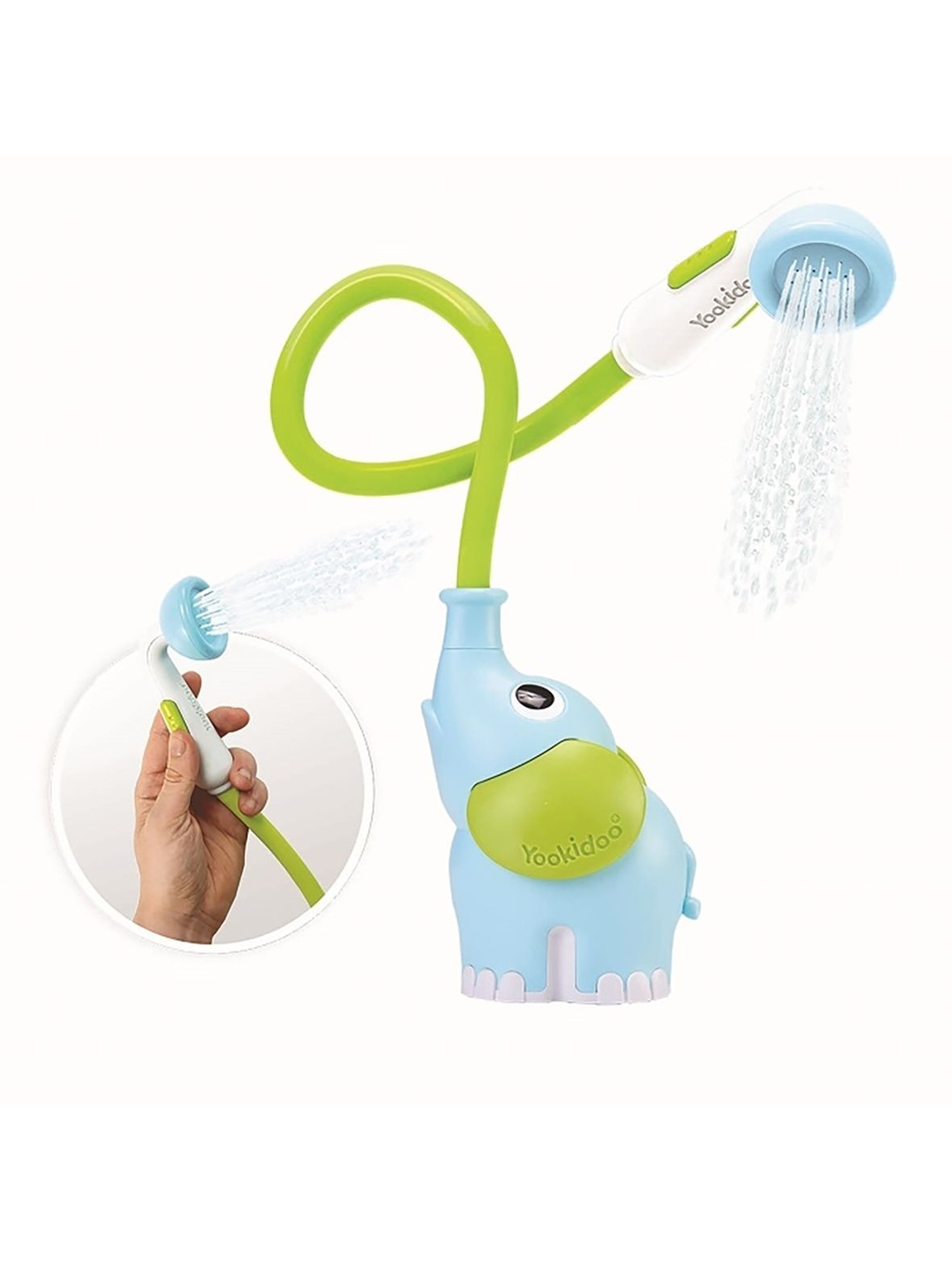 Yookidoo Prysznic Słonik Blue -zabawa w kąpieli
