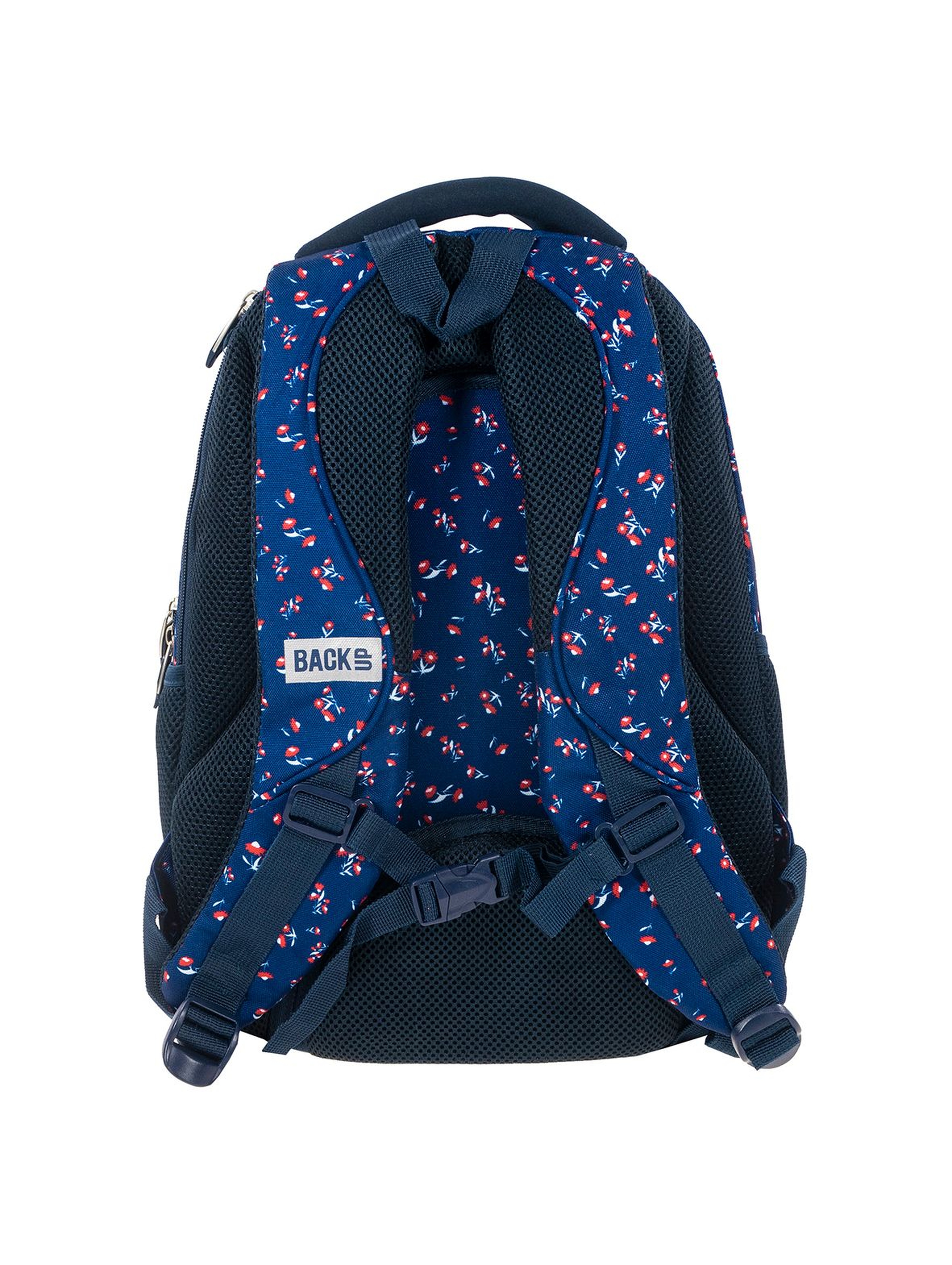 Plecak szkolny dla dziewczynki BackUP+SŁUCHAWKI - niebieski