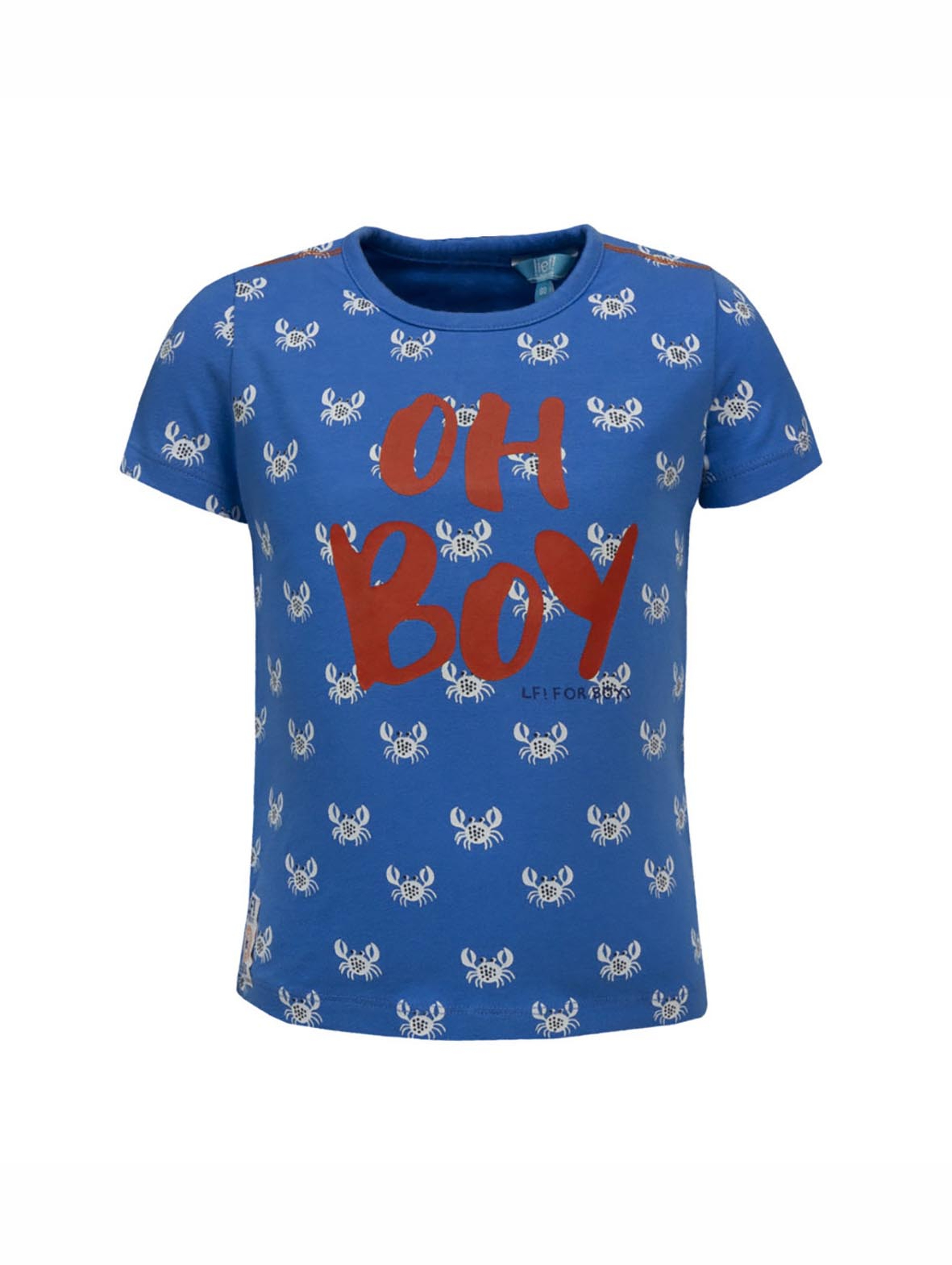 T-shirt chłopięcy, niebieski, Oh Boy, Lief