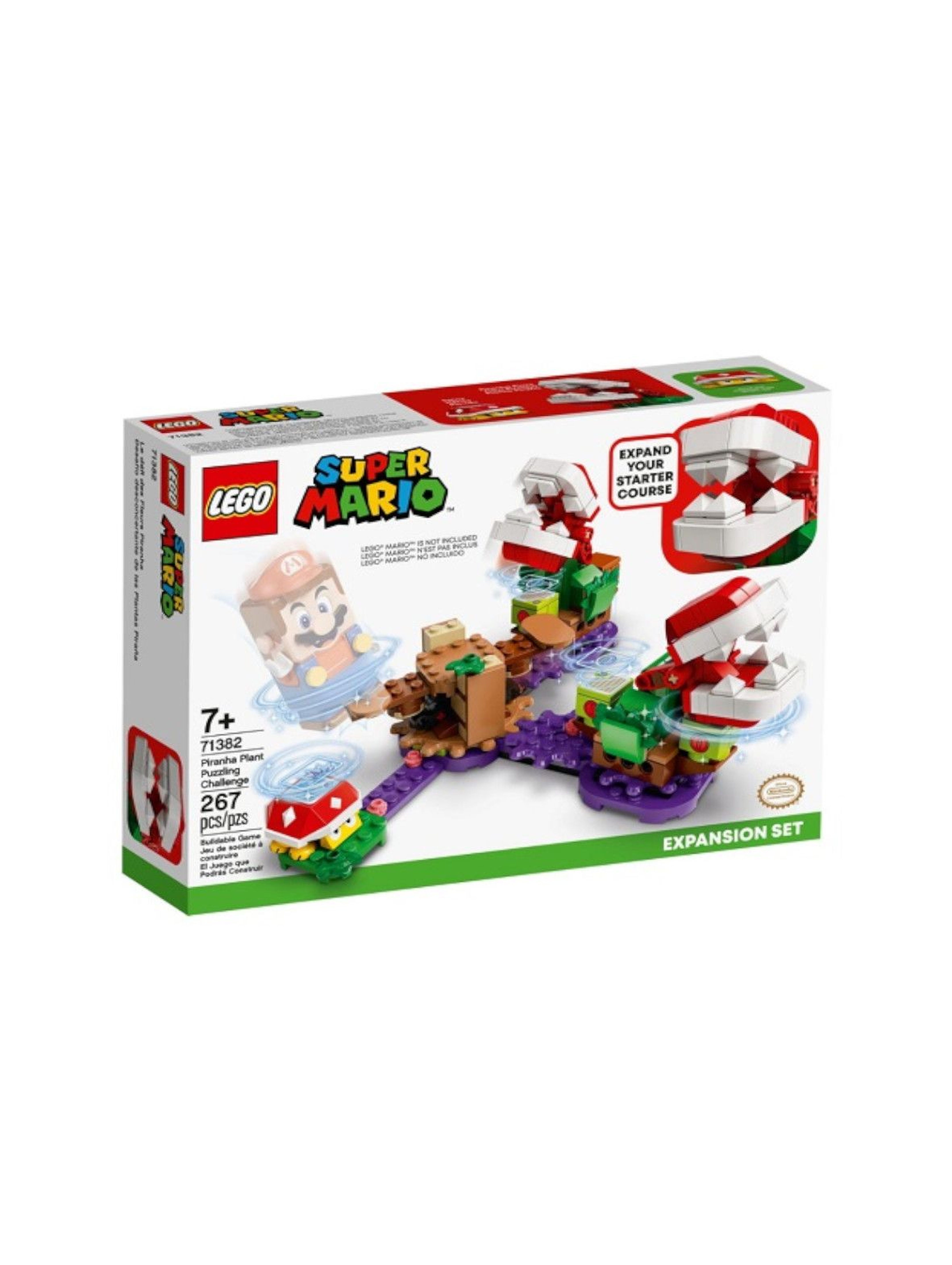 LEGO Super Mario - Zawikłane zadanie Piranha Plant - 267 elementów
