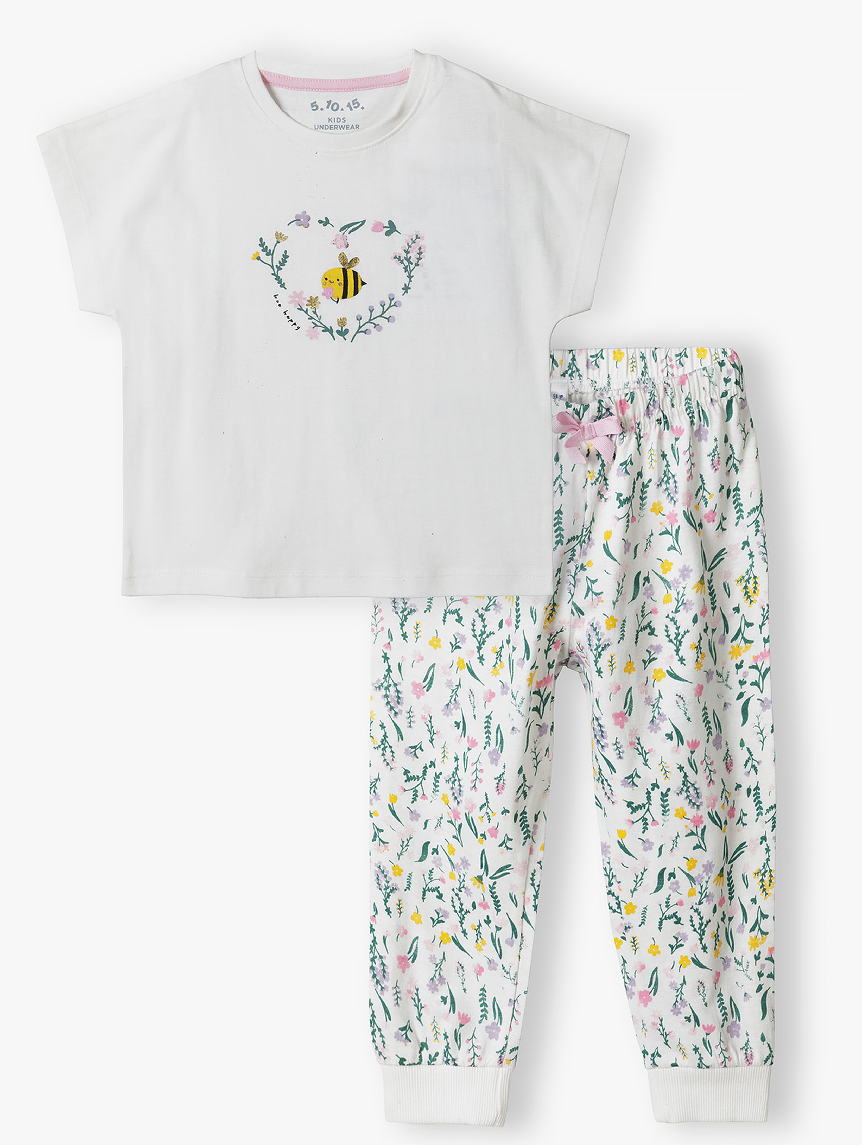 Pidżama dzianinowa dla dziewczynki