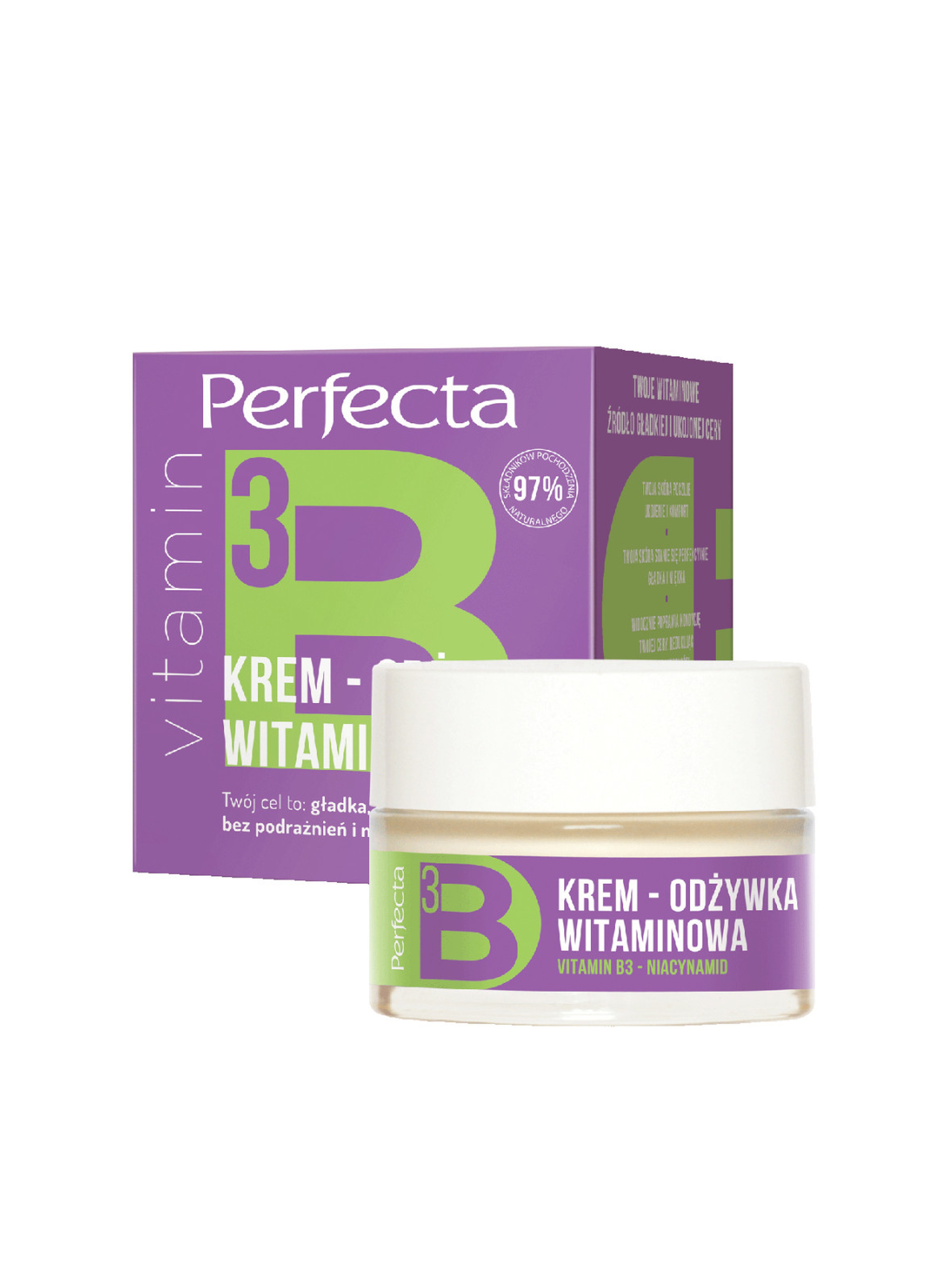 Perfecta Vitamins, krem-odżywka witaminowa B3, 50 ml