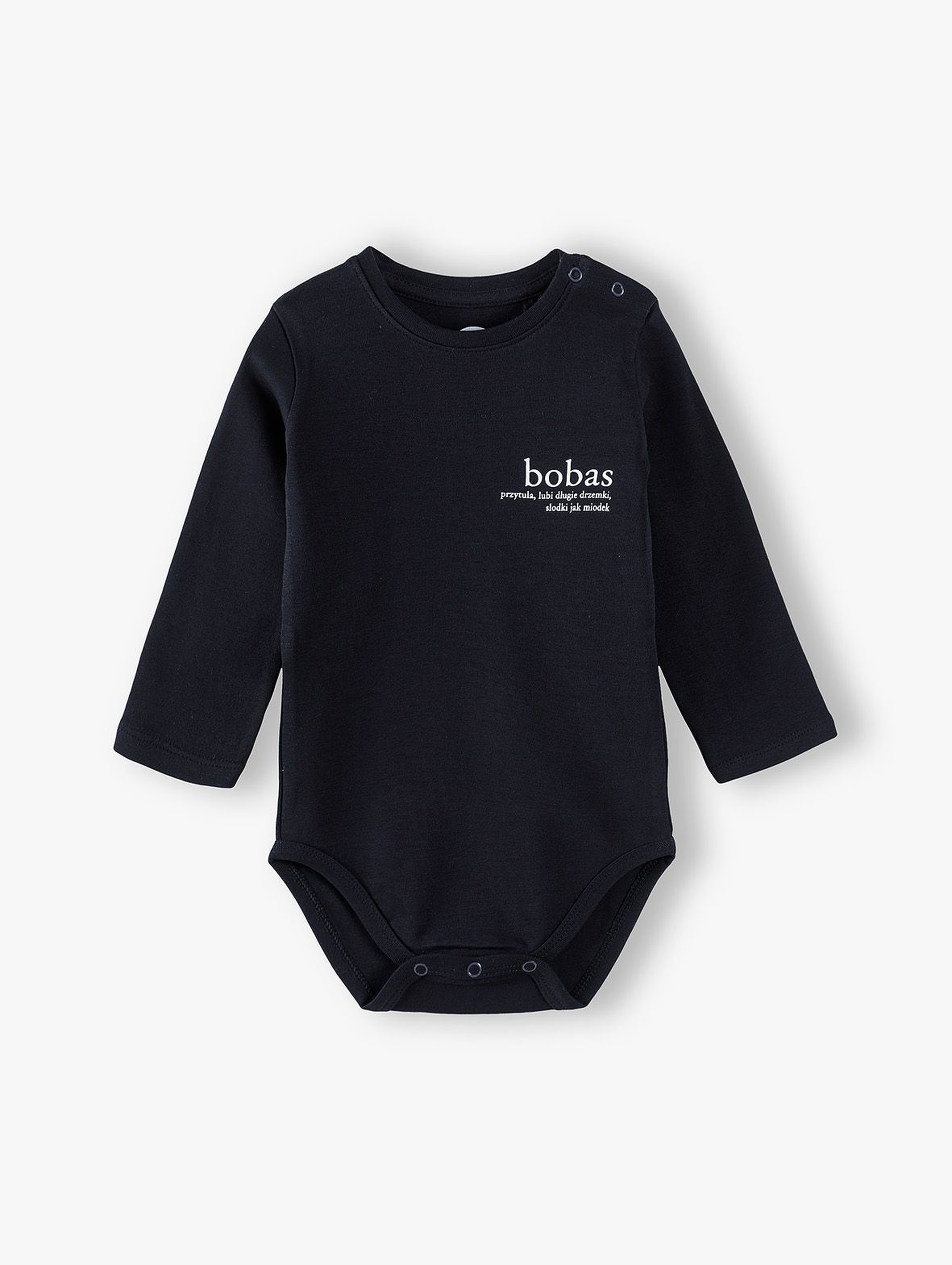 Bawełniane body niemowlęce BOBAS - ubrania dla rodziny