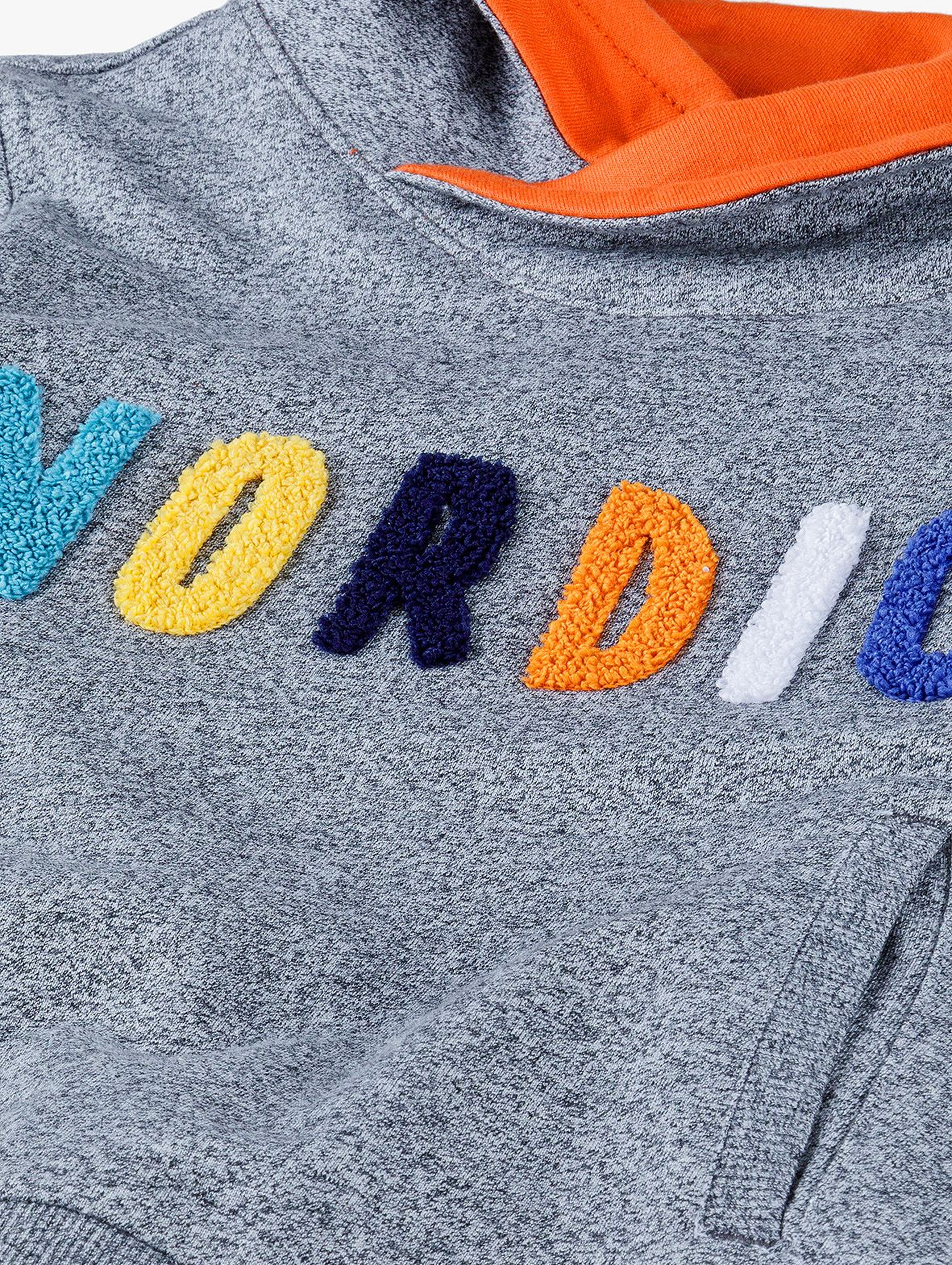 Bluza dresowa chłopięca z napisem- Nordic