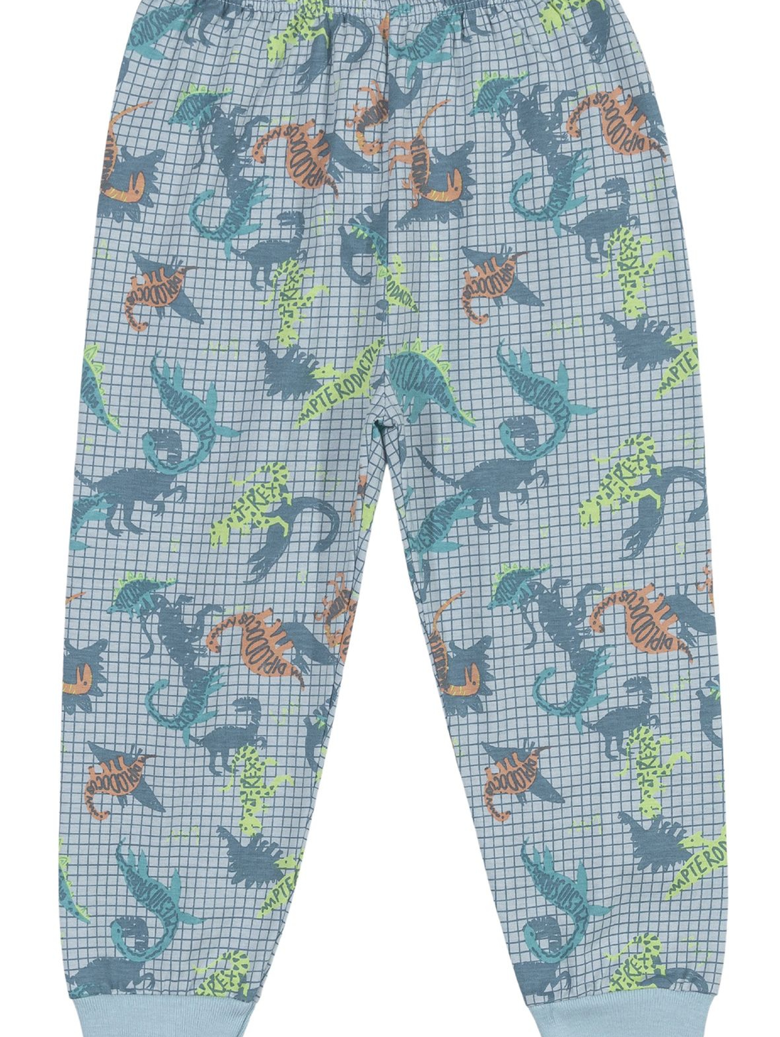 Bawełniane spodnie dla niemowlaka w dinozaury