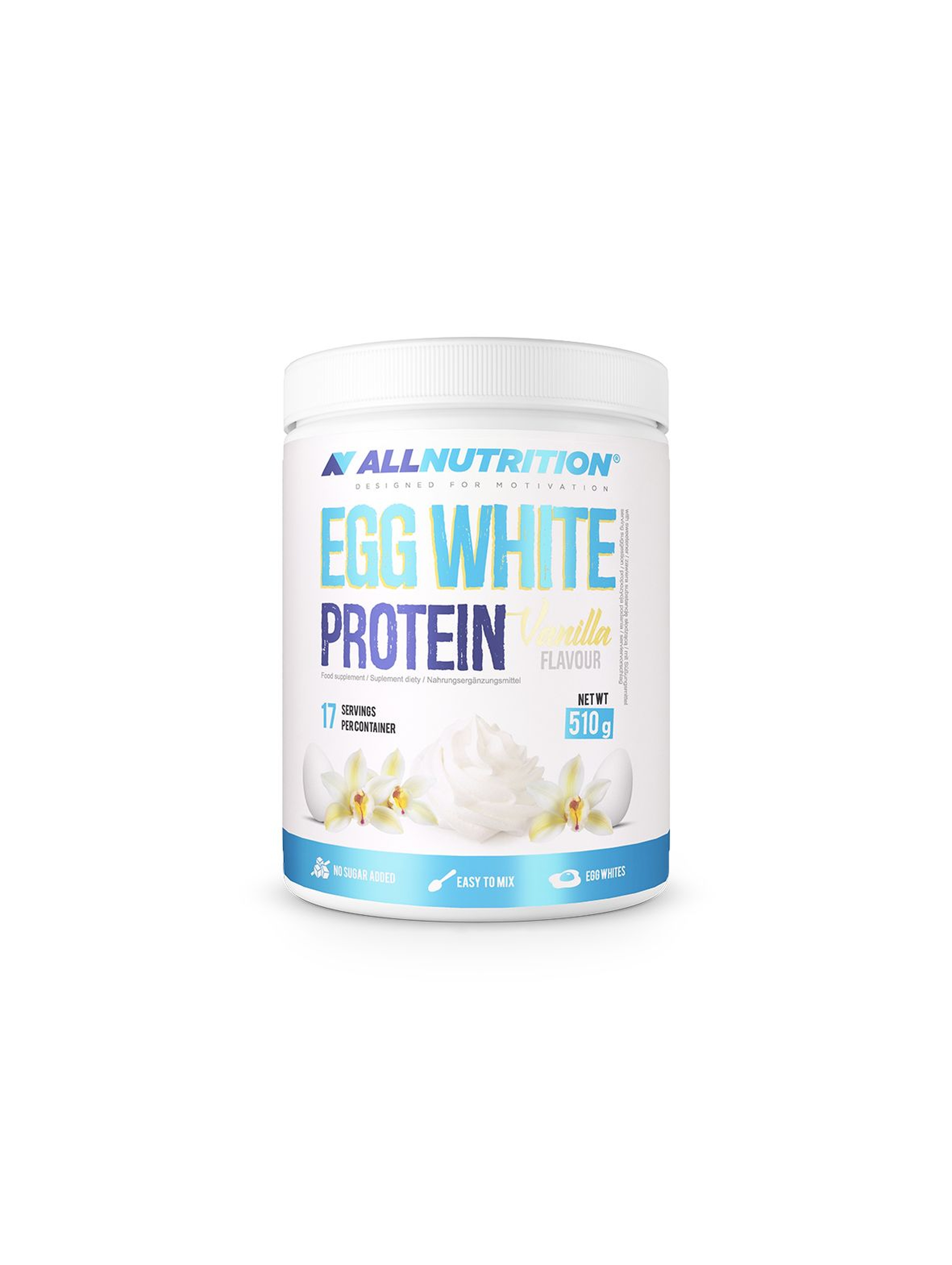 Suplementy diety - Allnutrition  Egg White Protein  - 510 g  Vanilla