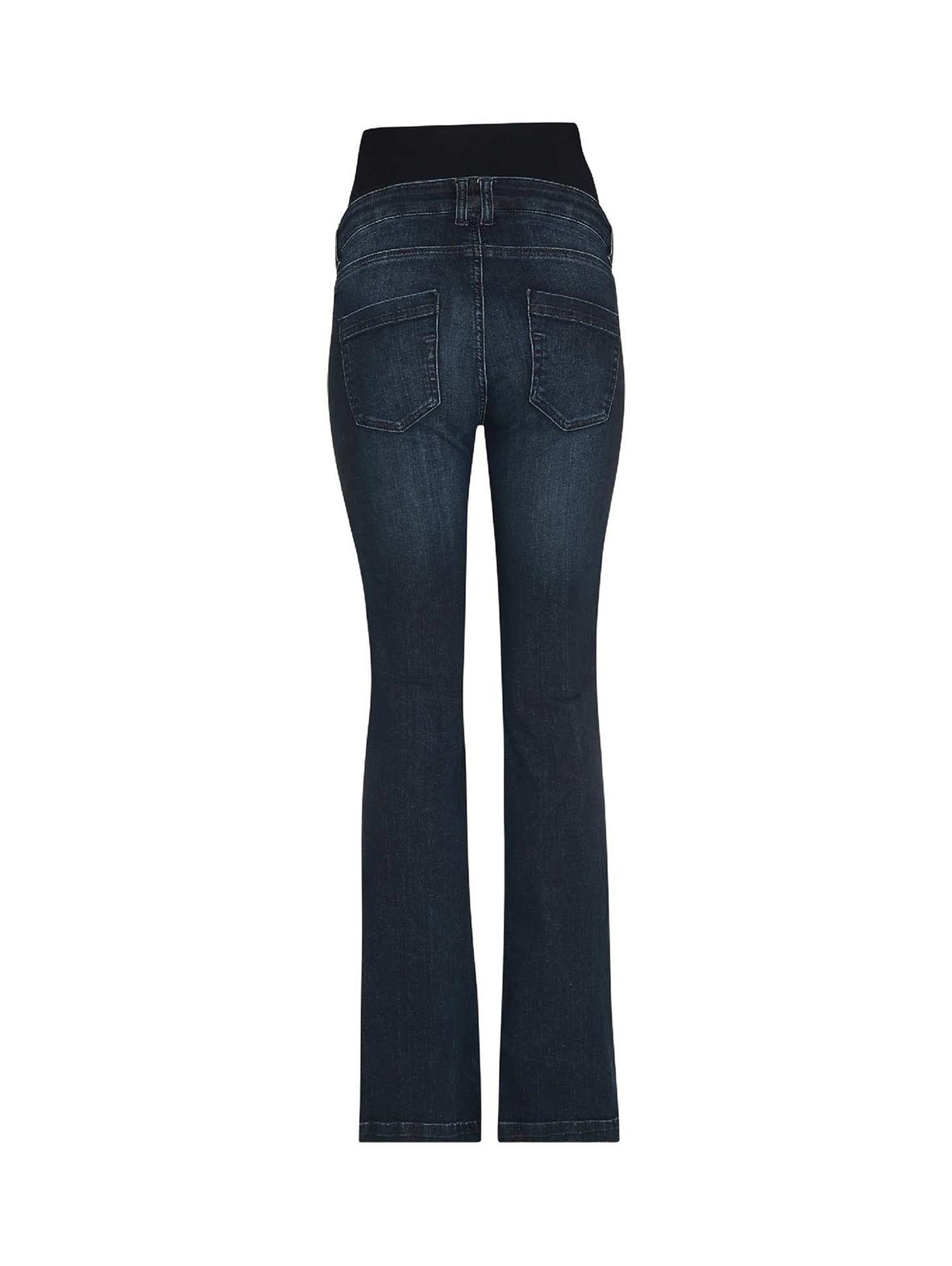 Spodnie jeansowe damskie, ciążowe, bootcut, niebieskie, Bellybutton